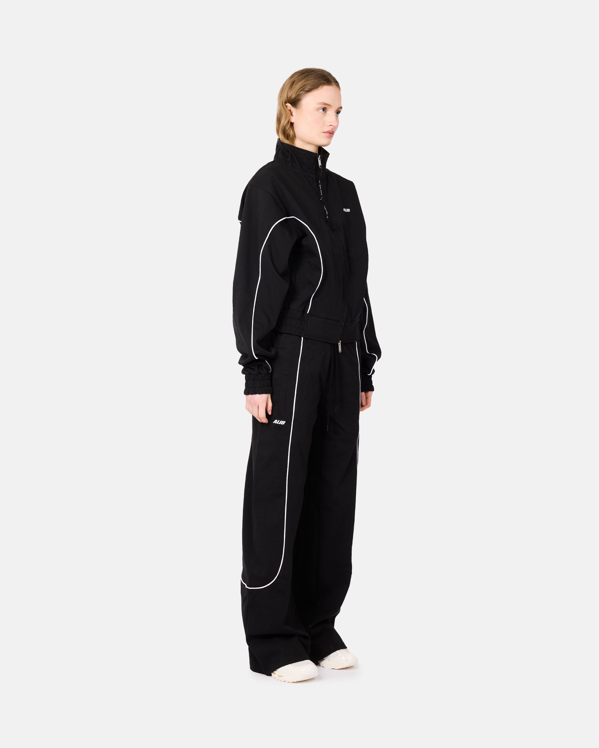 ALIS Hristo Tony Fit Track Top Black / Black 122-26