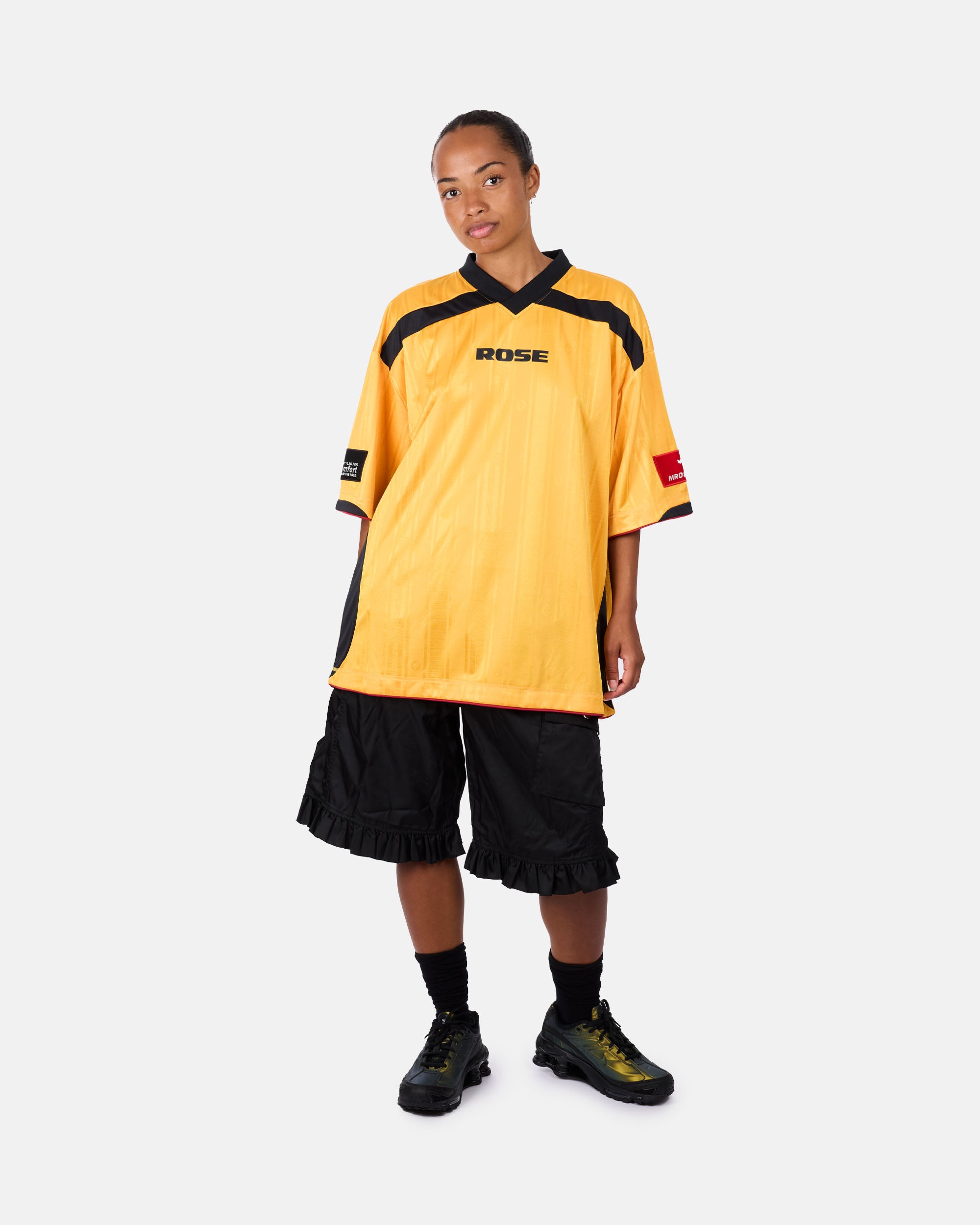 Martine Rose Printed Football Top YELLOW 197JT14307