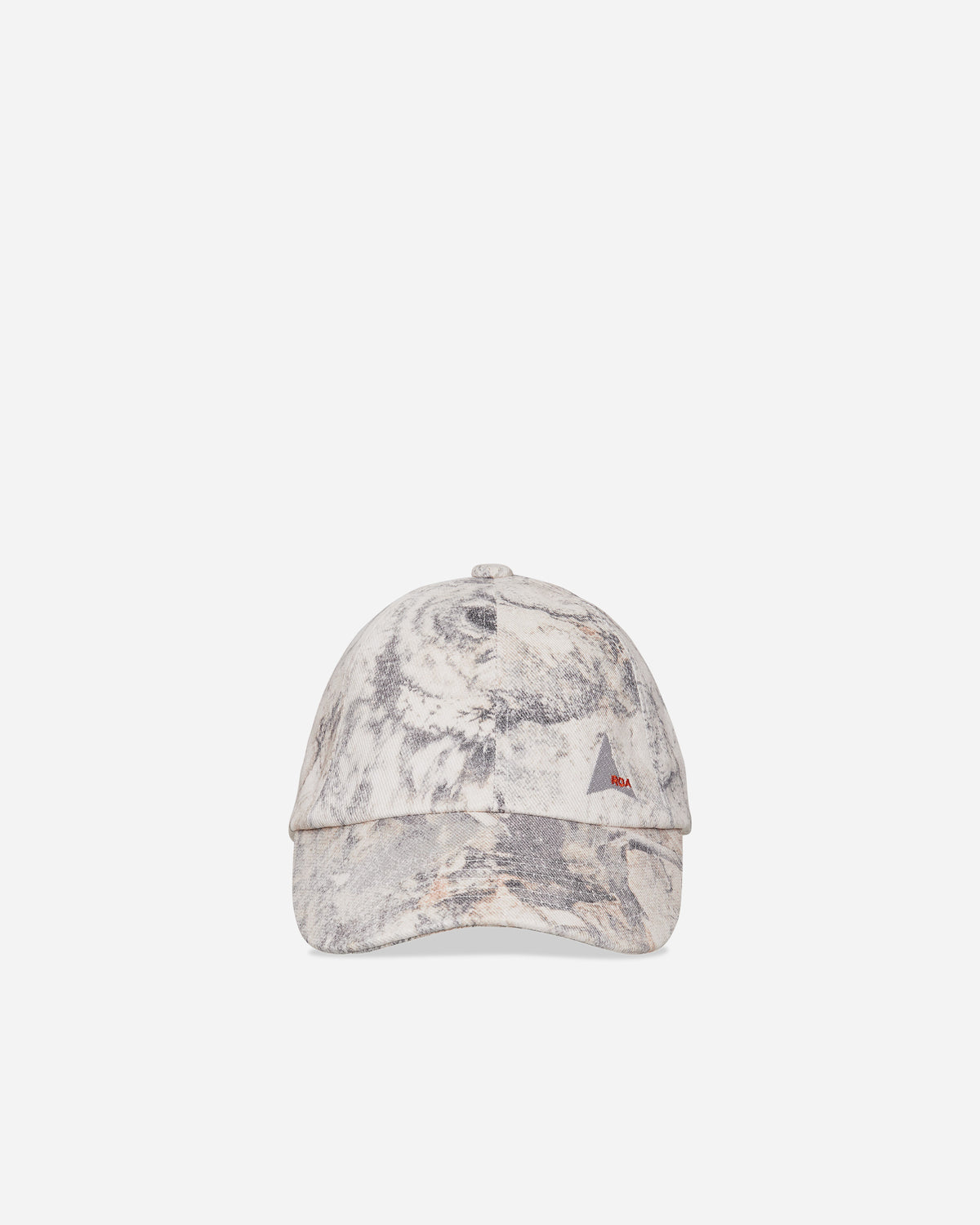 ROA Roa x Wrangler Denim 6 Panel Cap Washed Pattern Owl Light YBUW2168FA137-Owl Light