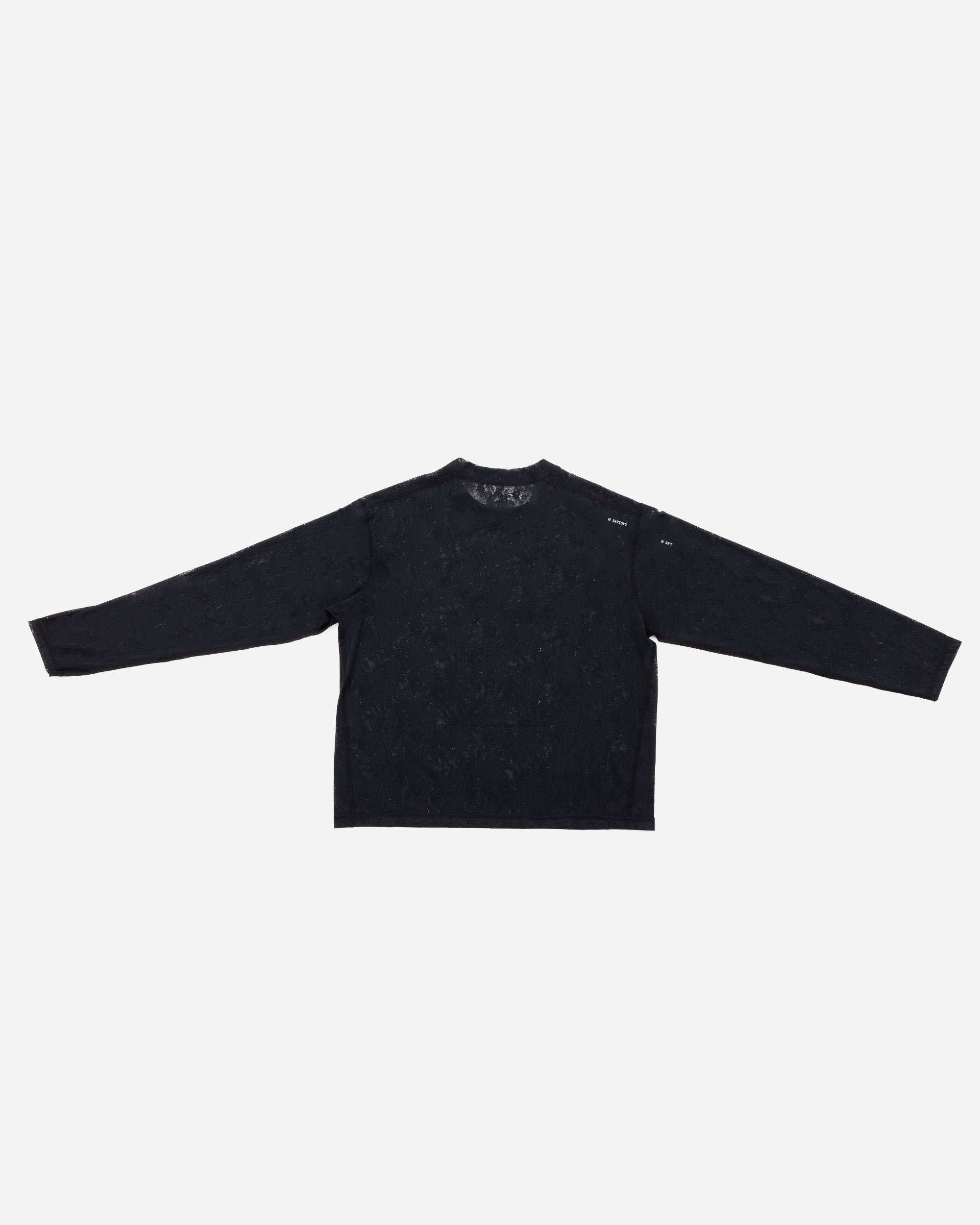Satisfy Space-Lace Long Tee Black SA 21033-00001