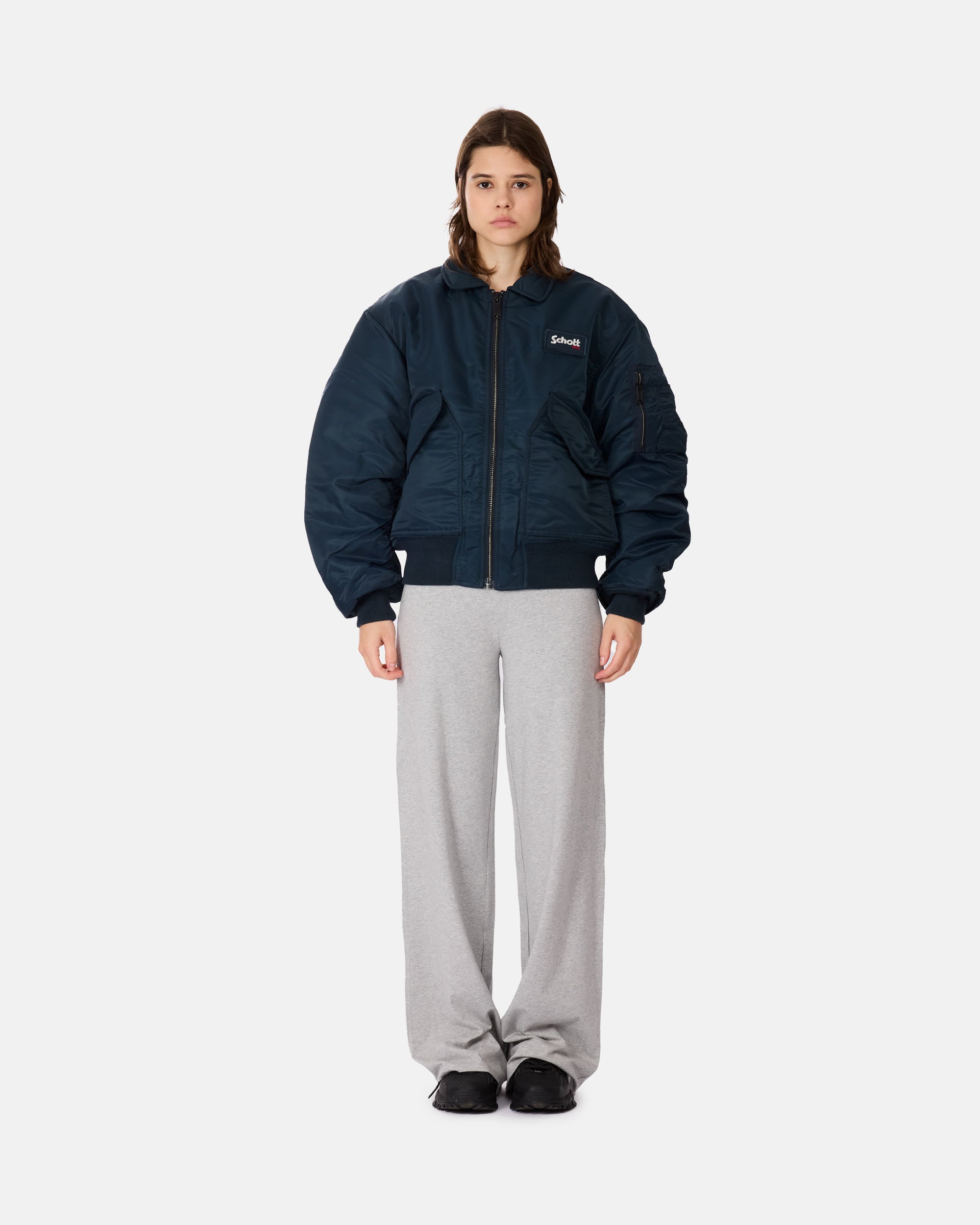 Schott Blouson Cwu Original Oversize NAVY 21090RS-NAVY