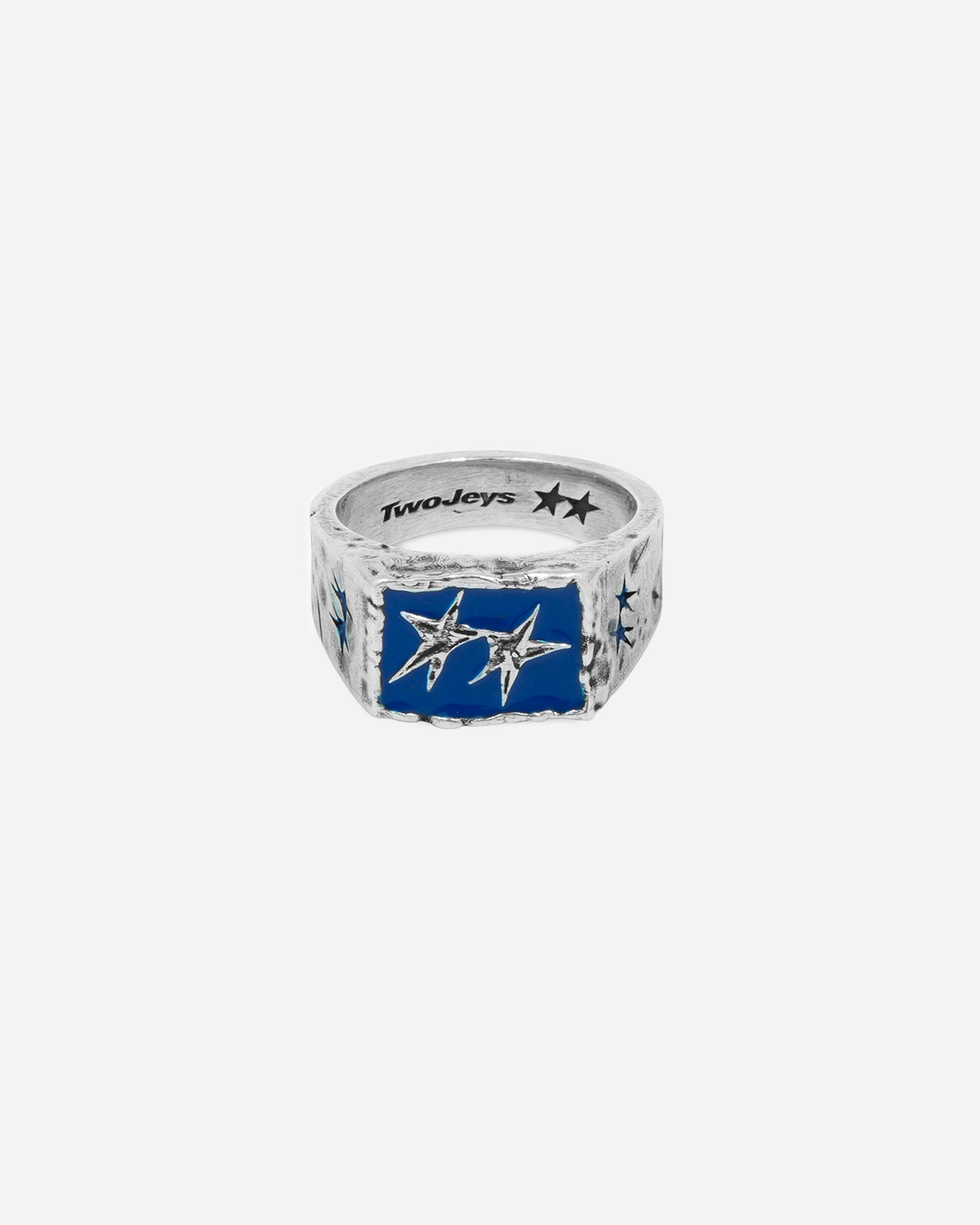TwoJeys Ignorant Icon Ring Blue 925 sterling silver 302226400