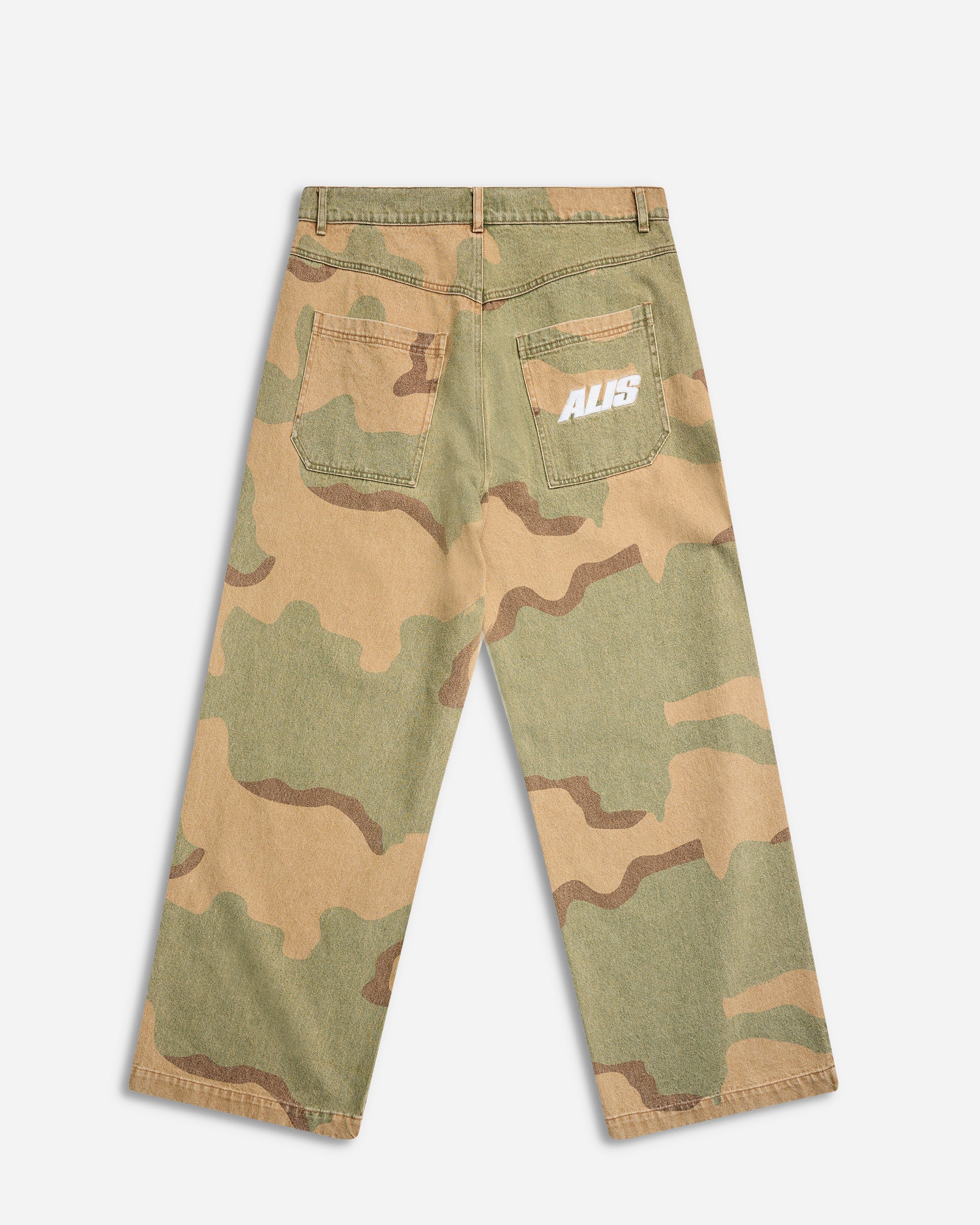 ALIS Bam Wide Fit Jeans W/ Alis Tag Print CAMOUFLAGE 31-53