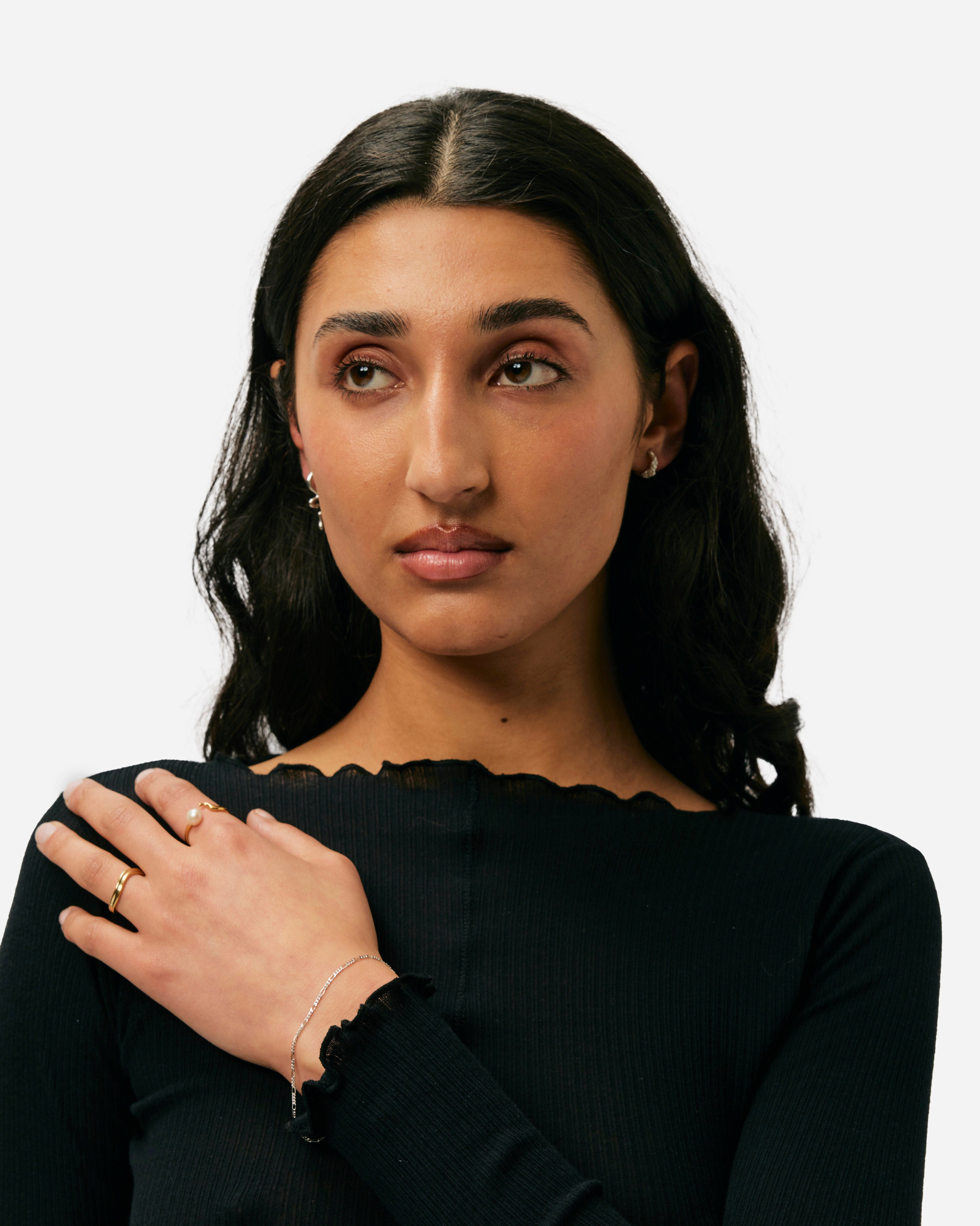 Maria Black Katie Adjustable Bracelet Silver 400196