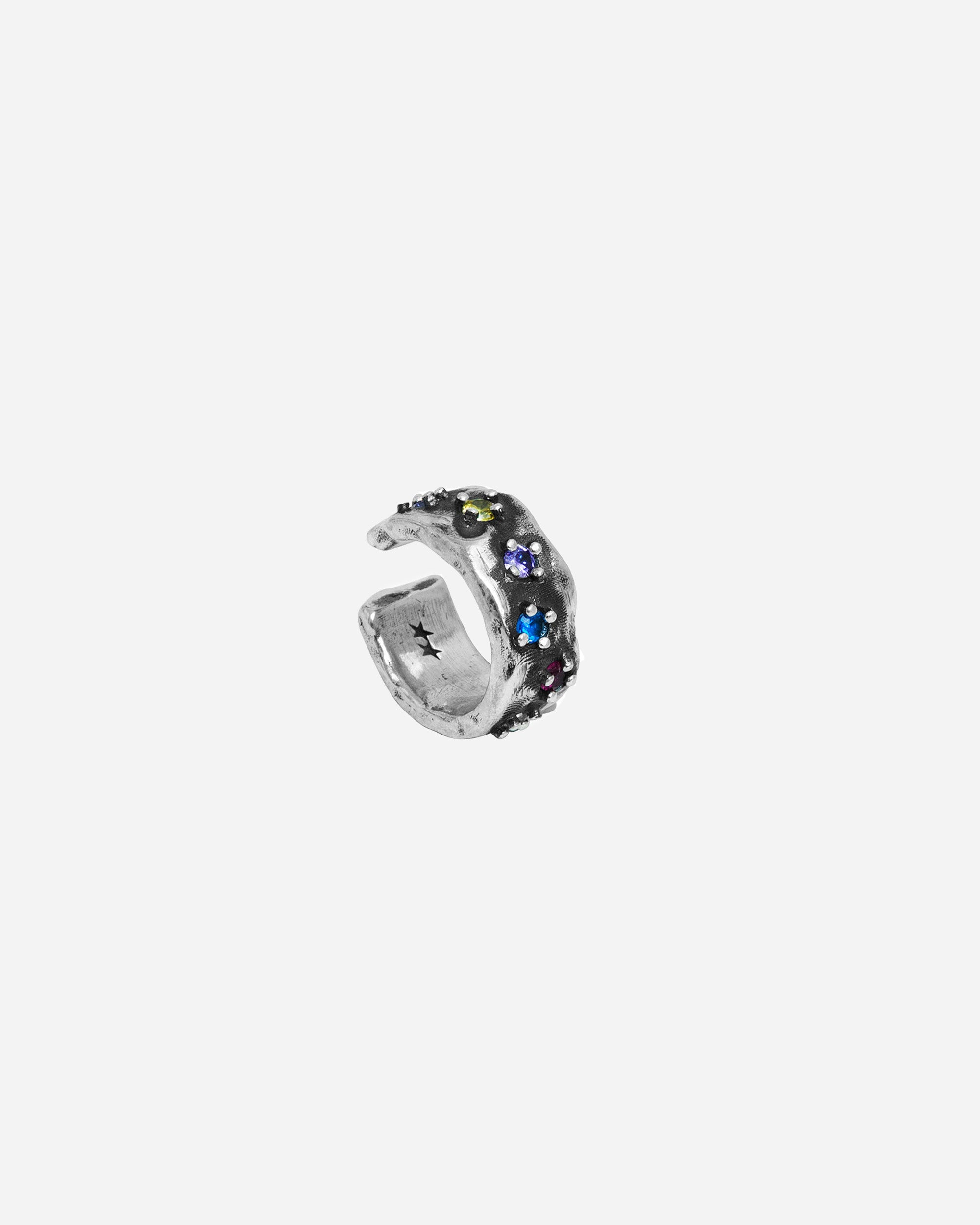 Multicolor Stone Earcuff