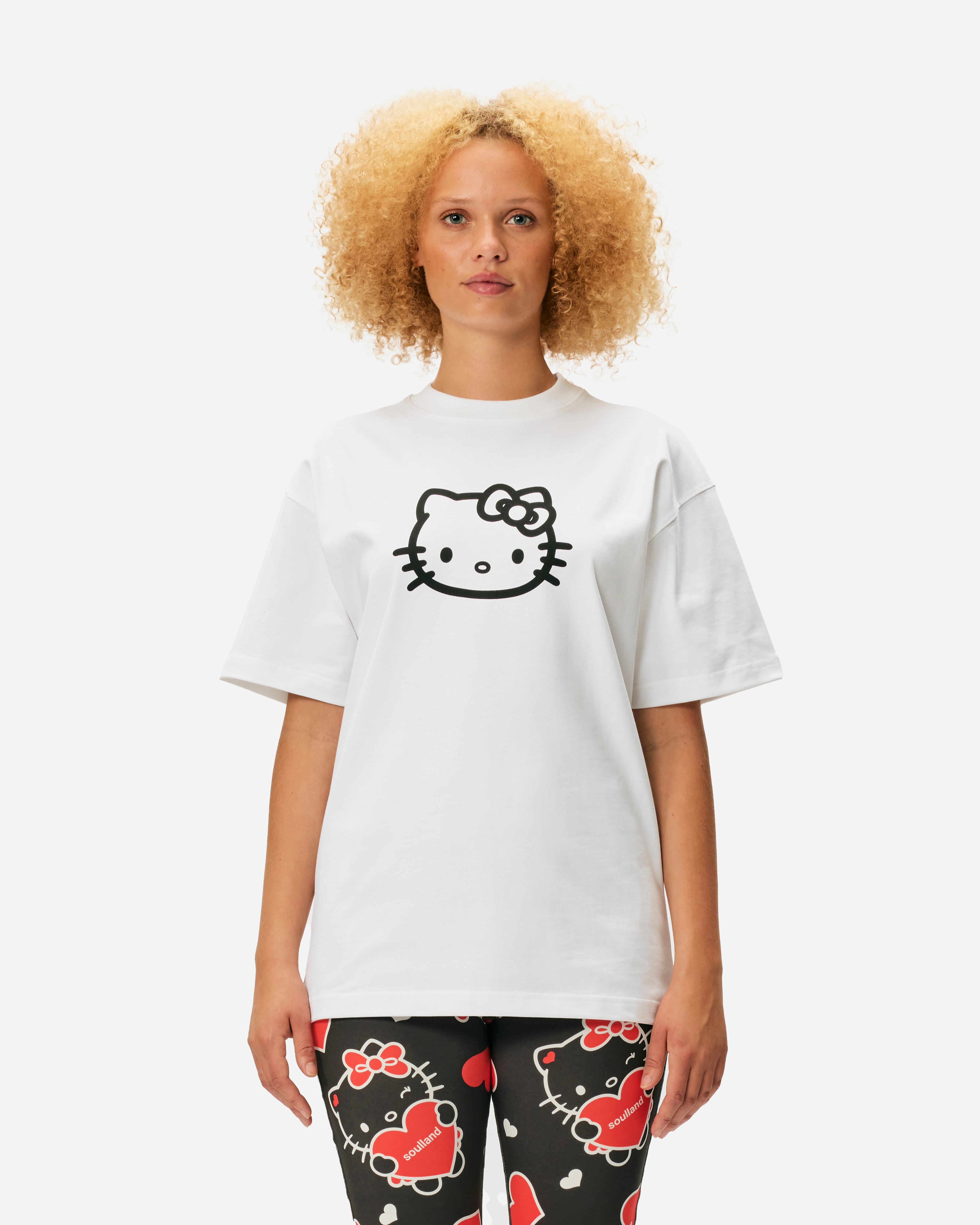 Soulland Soulland x Hello Kitty Kai T-Shirt White 41086-1262-WHT