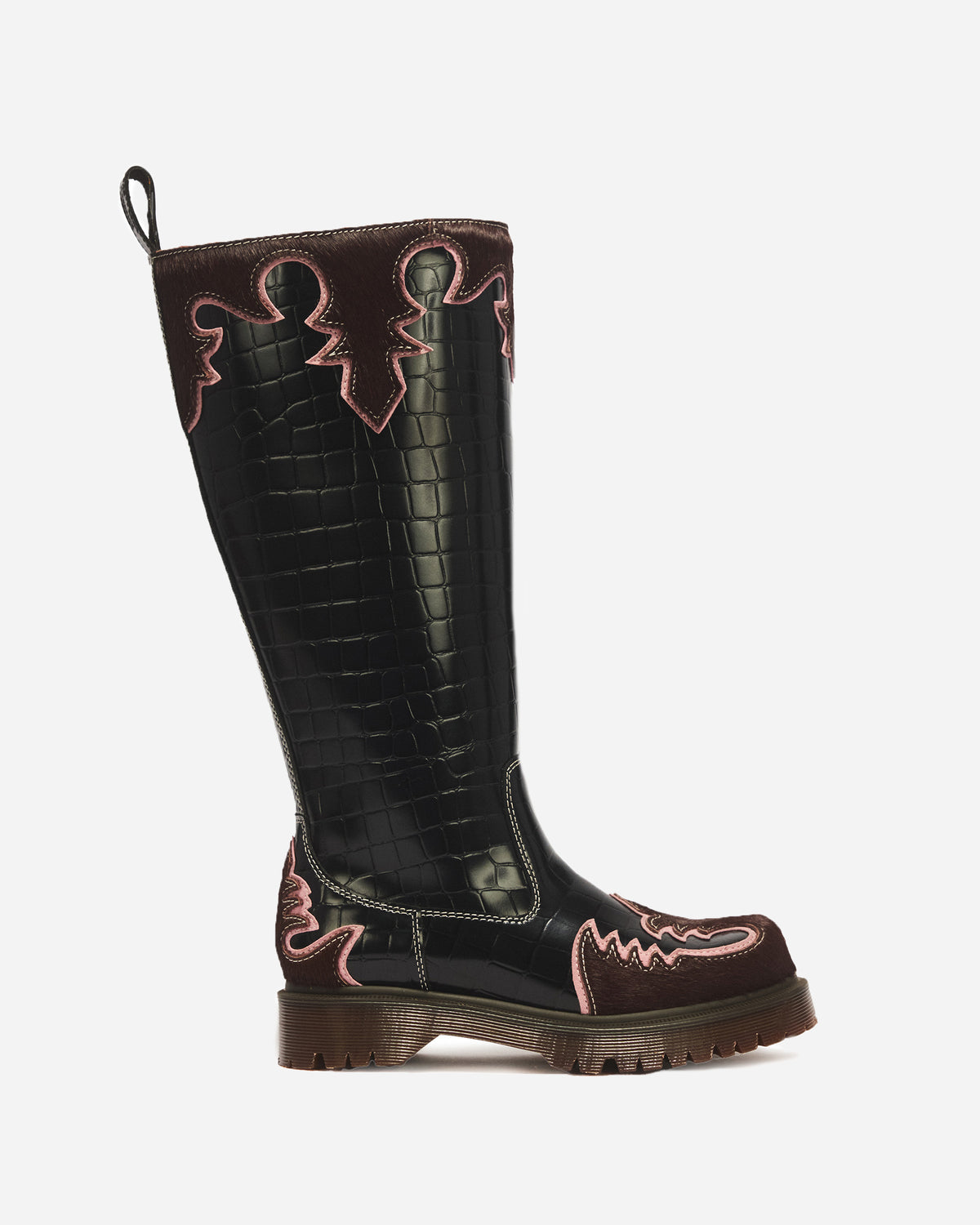 Dr. Martens Rejena Hi Black+Spiced Brown 43157001