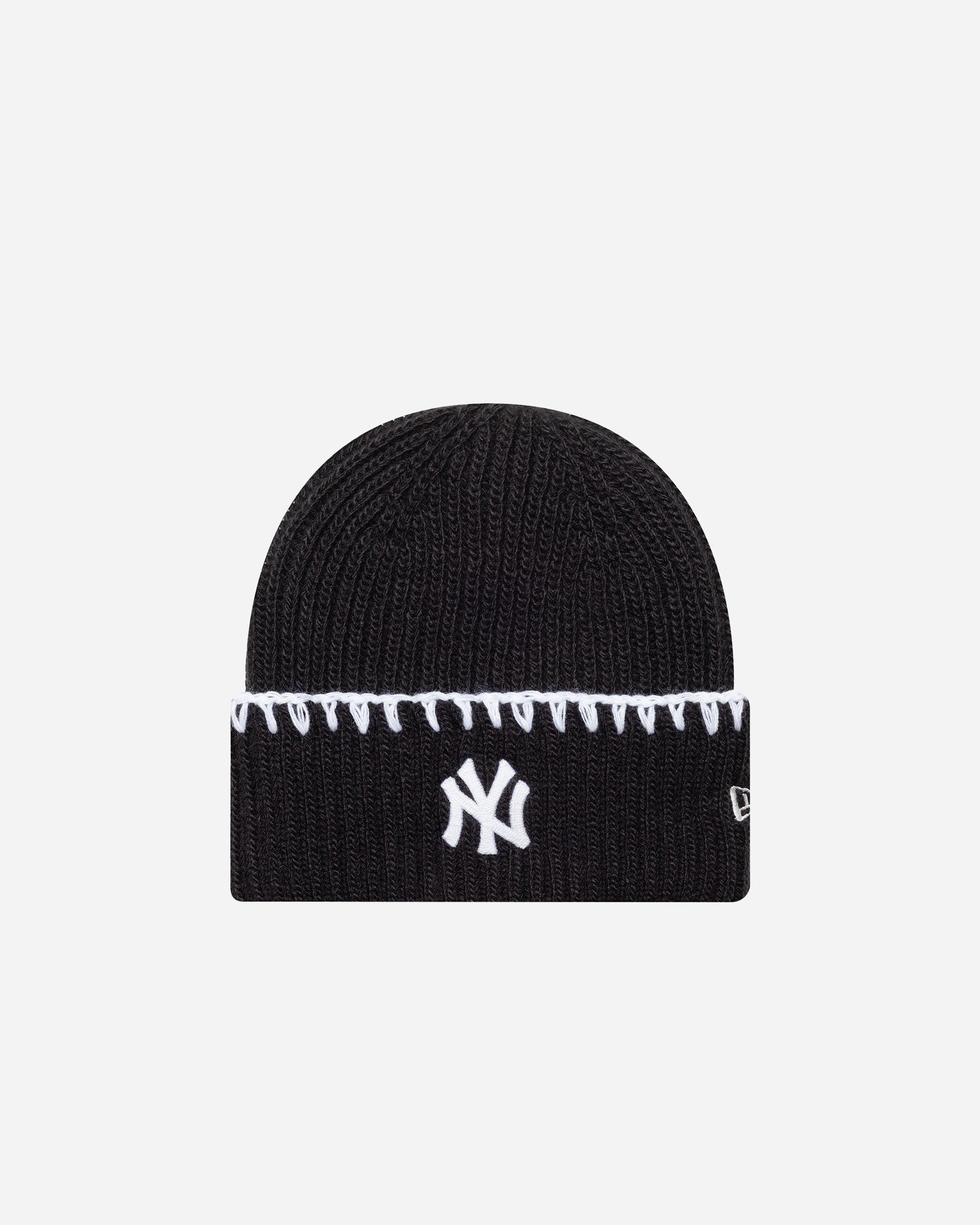 New Era Chunky Topstitch Beanie BLK 60691290
