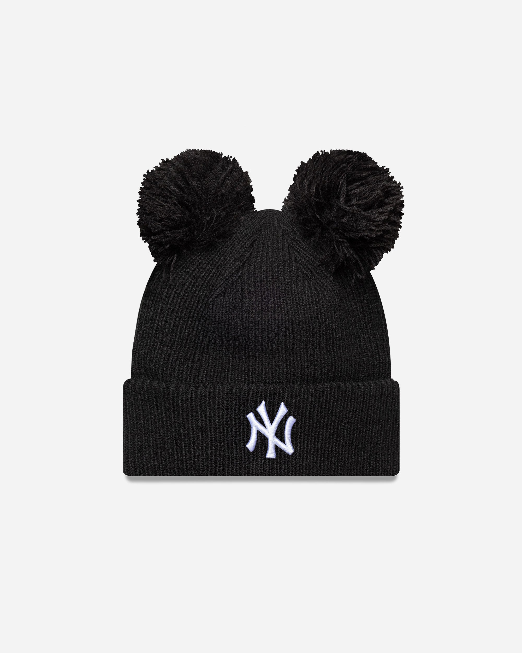 New Era Double Pom Beanie Neyyan BLKWHI 60691354
