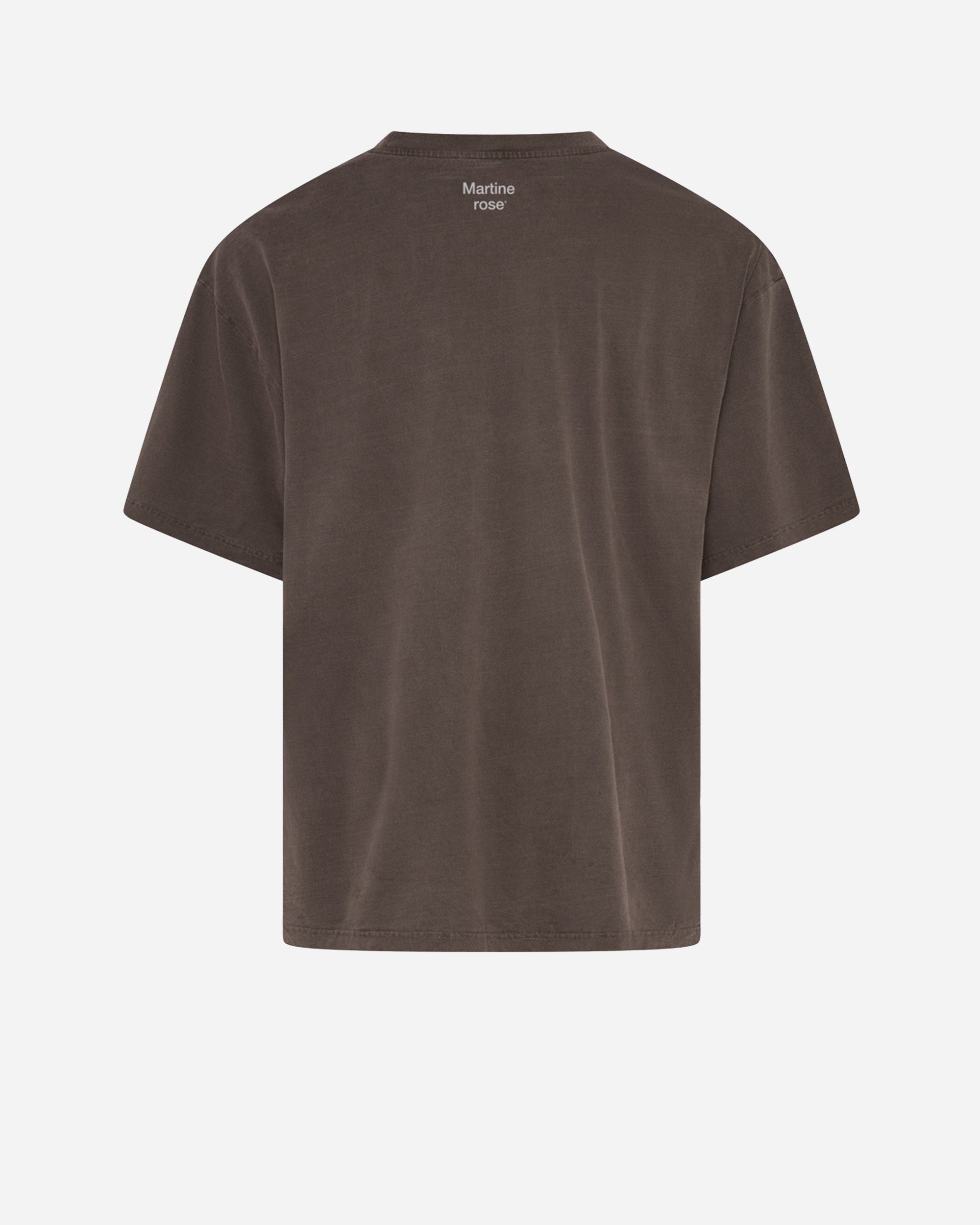 Martine Rose Oversized T-Shirt BROWN WASHED BRW  621JE06700N