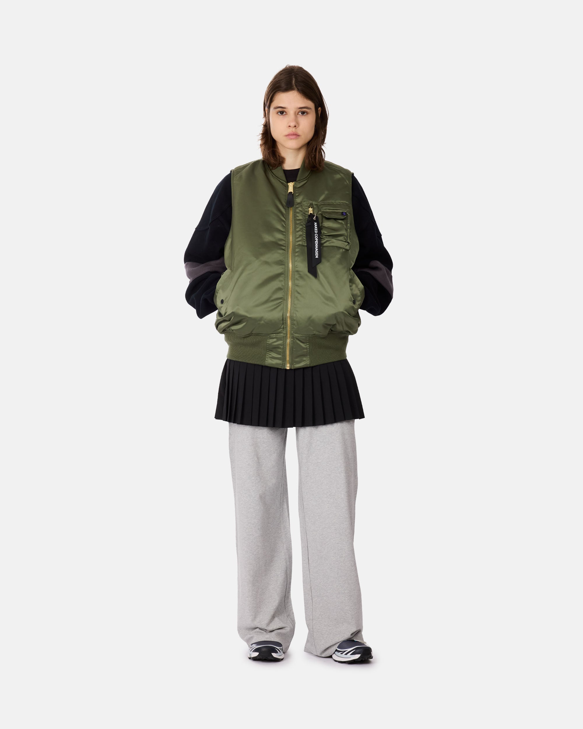 Alpha Industries MA-1 Base Vest sage-green 758102-01