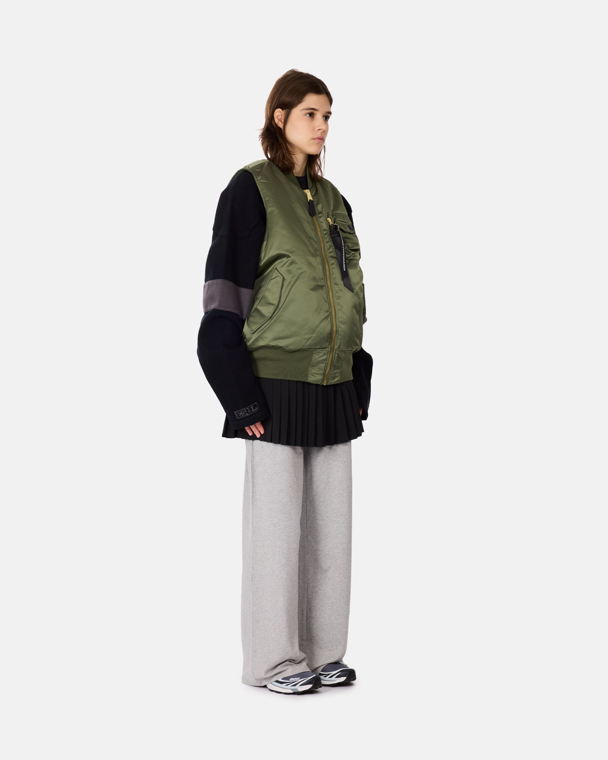 Alpha Industries MA-1 Base Vest sage-green 758102-01