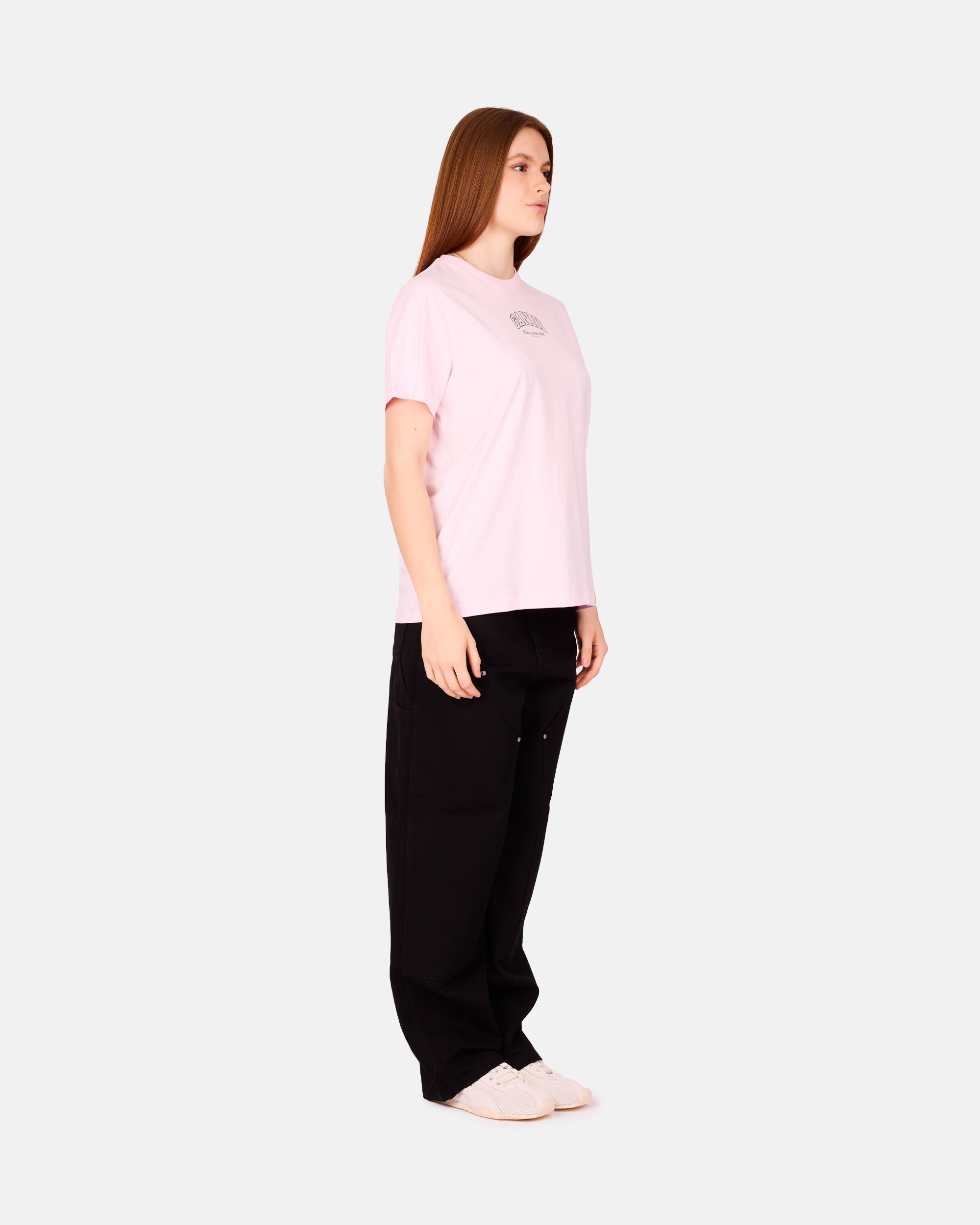 GANNI Essentials T-shirt Chalk Pink A1050057-868