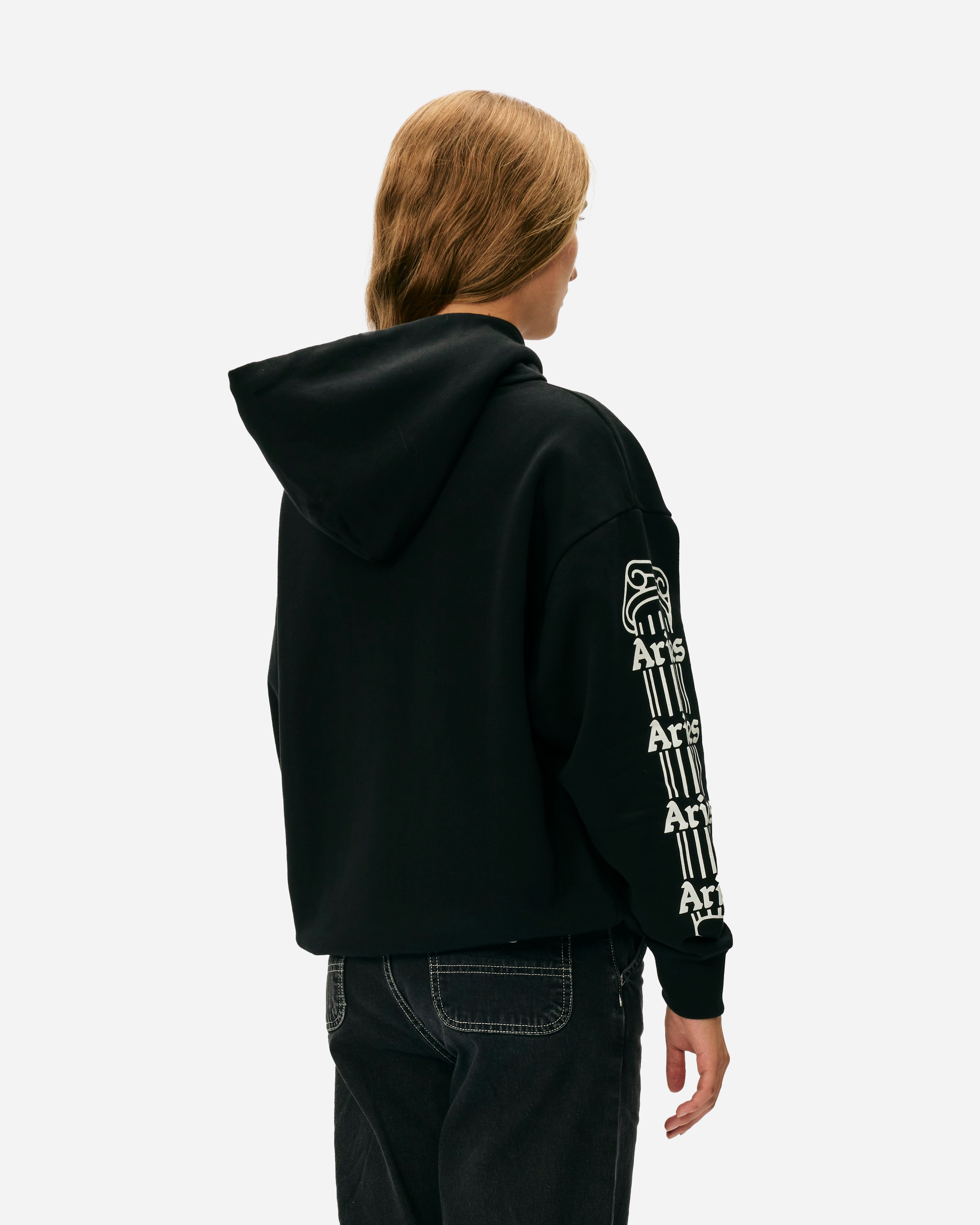 ARIES Column Hoodie Black  AR2001001-BLK