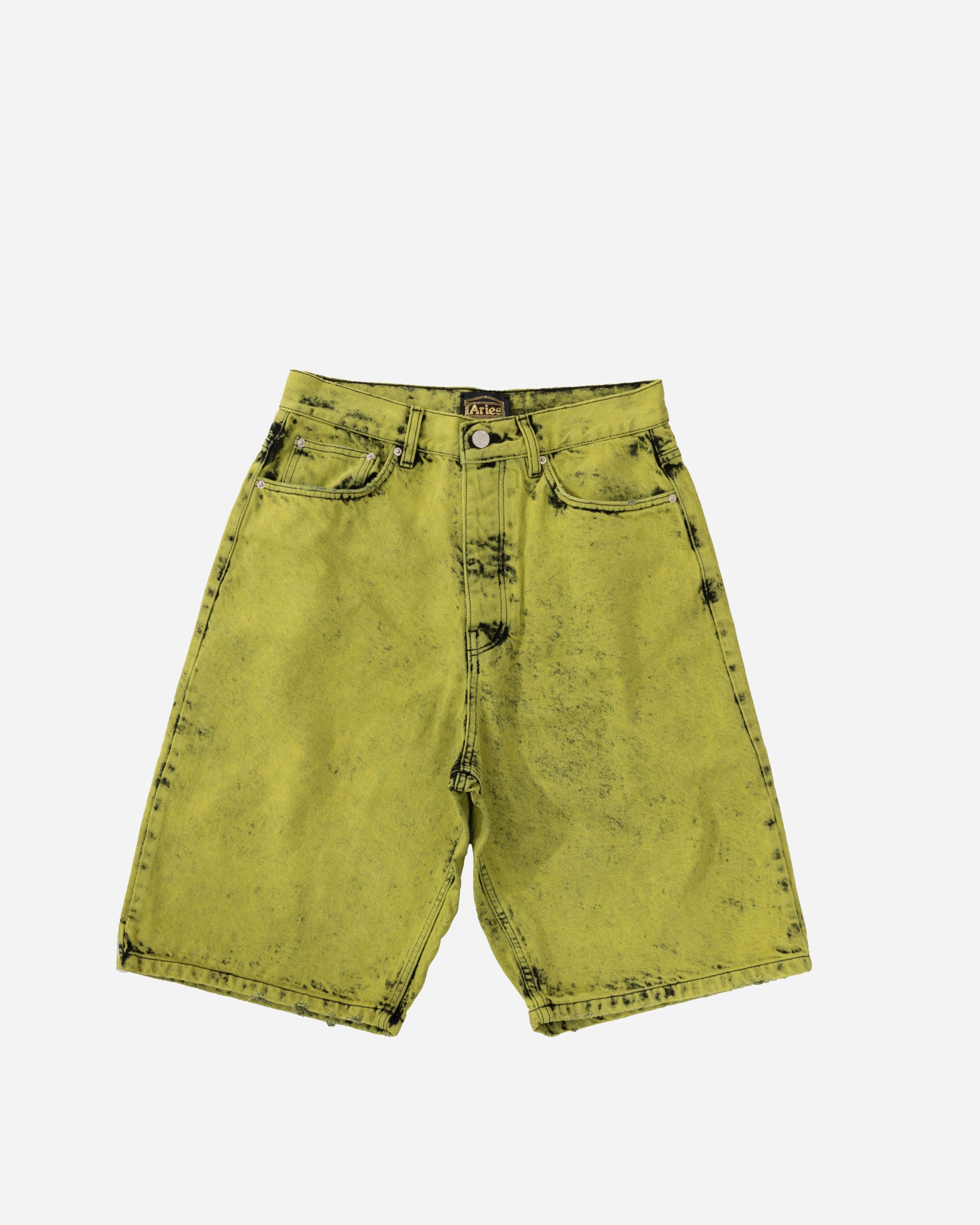 Heavy Acid Wash Wide Leg Short