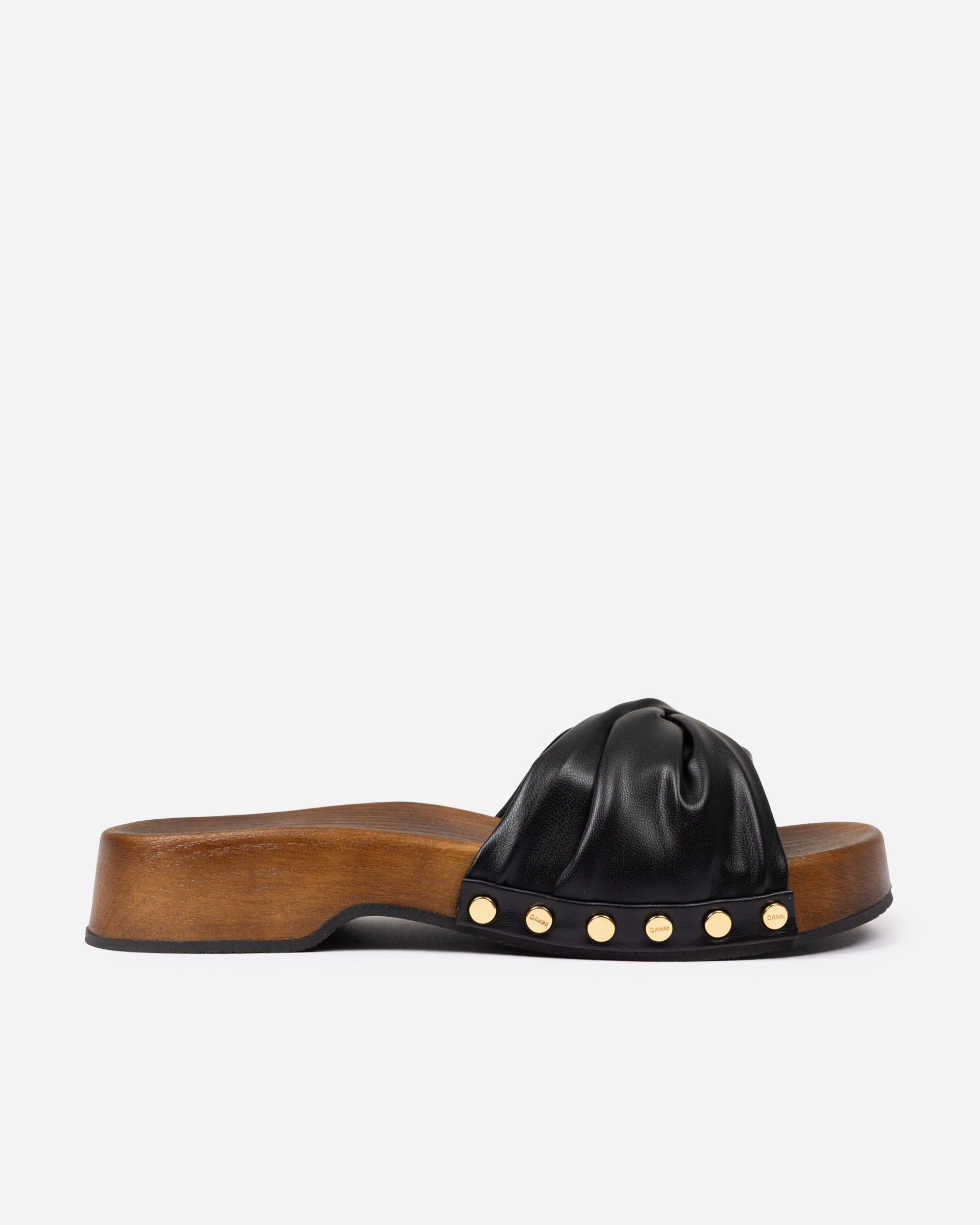 GANNI Tia Fairy Clog Nappa Black B1020170