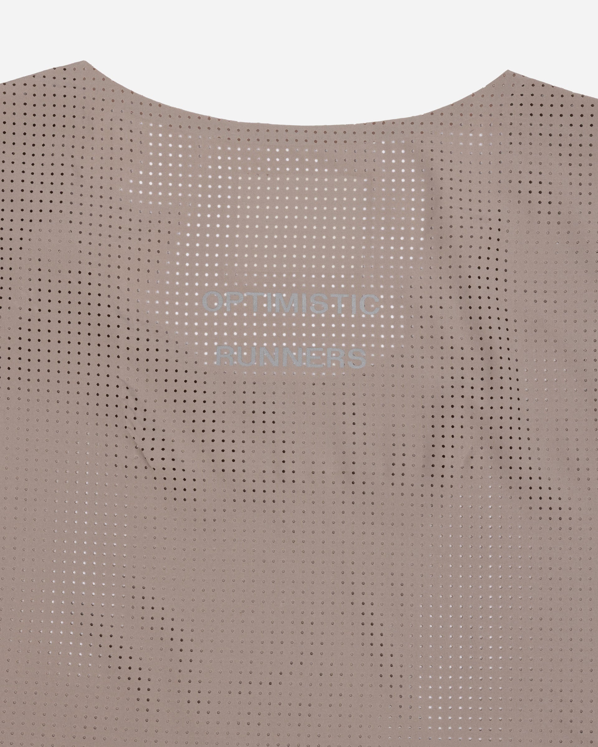Optimistic Runners Crop Mesh Singlet CAMEL CMS26CL