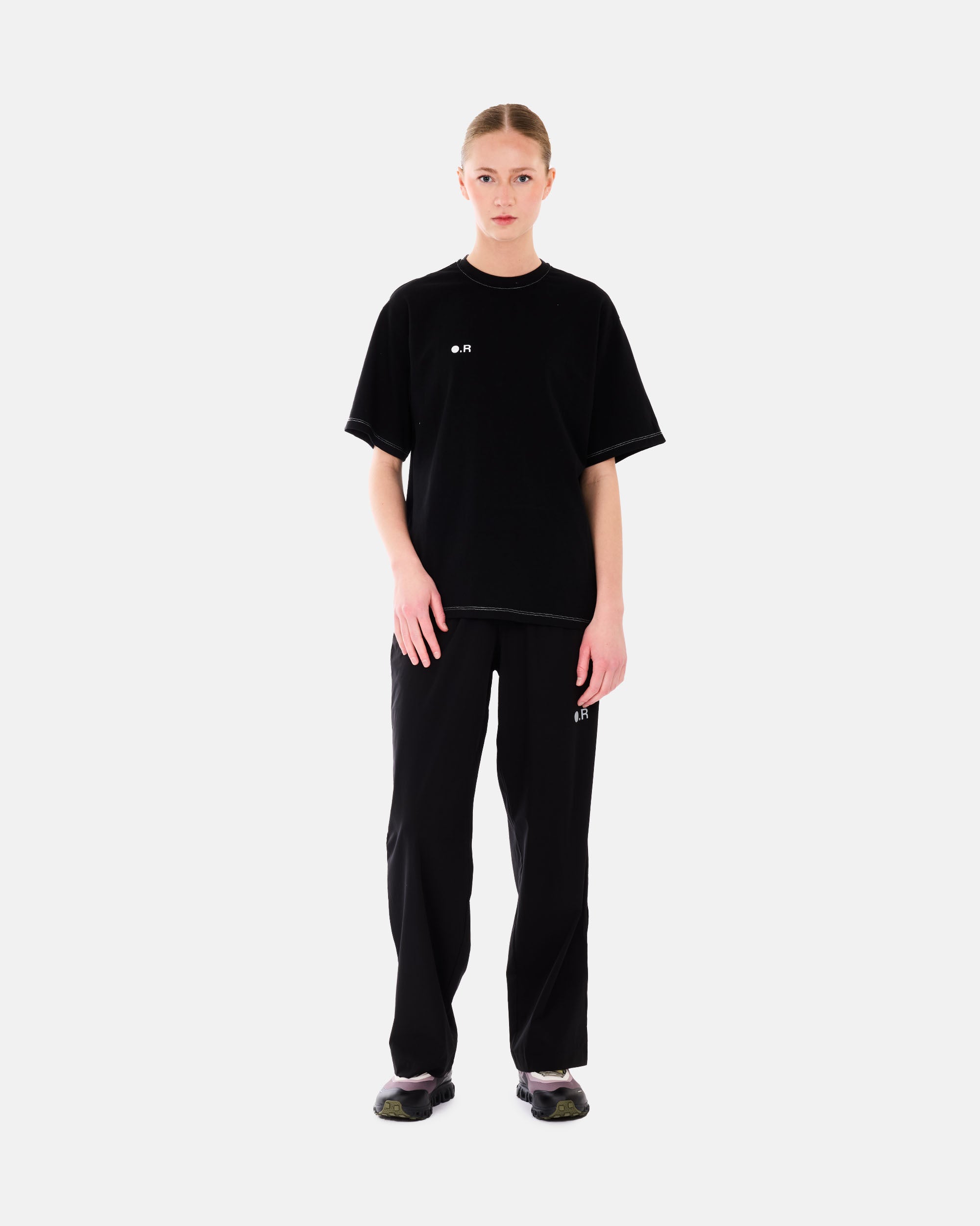 Optimistic Runners Cotton OR T-shirt BLACK CORT26BK