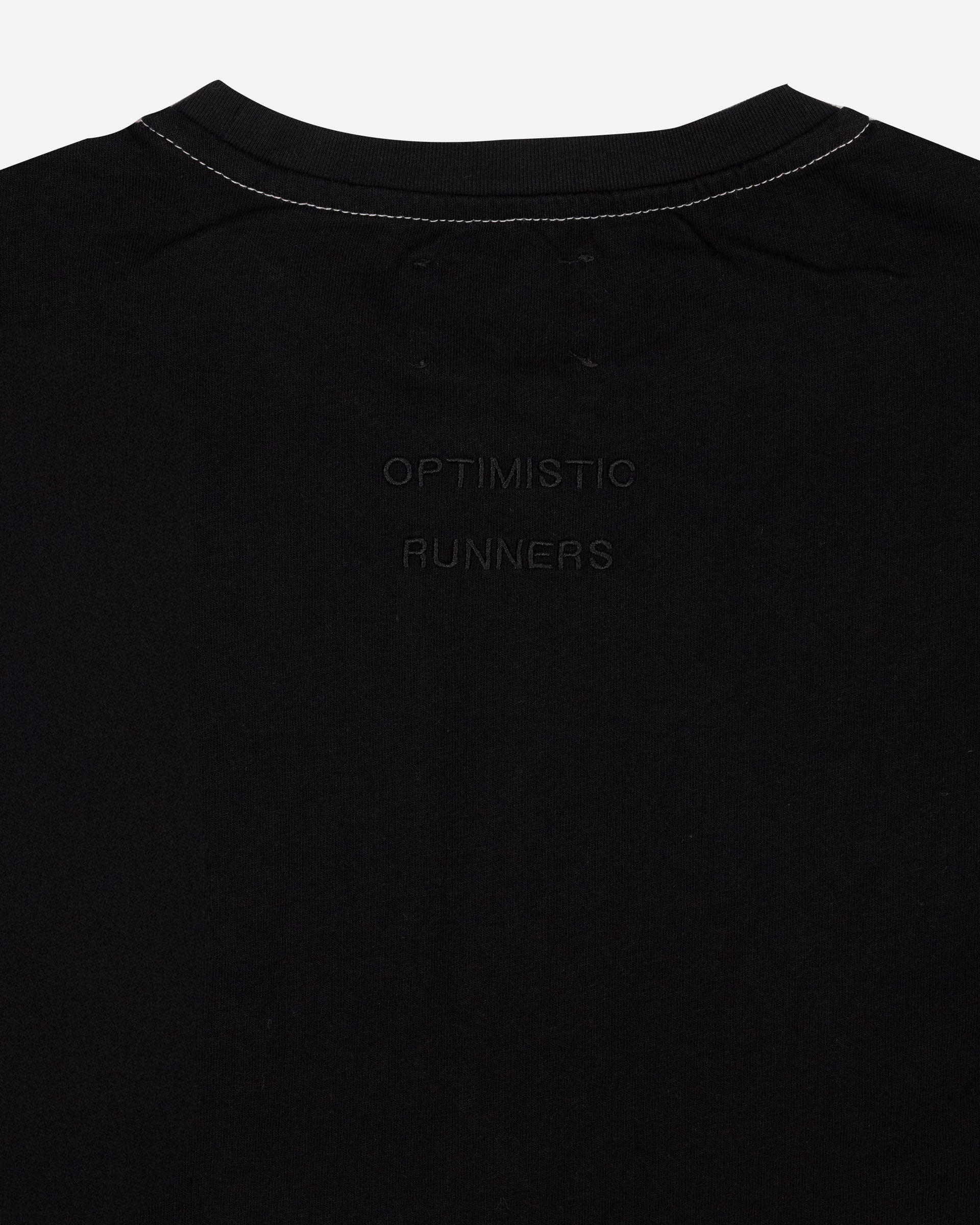 Optimistic Runners Cotton OR T-shirt BLACK CORT26BK