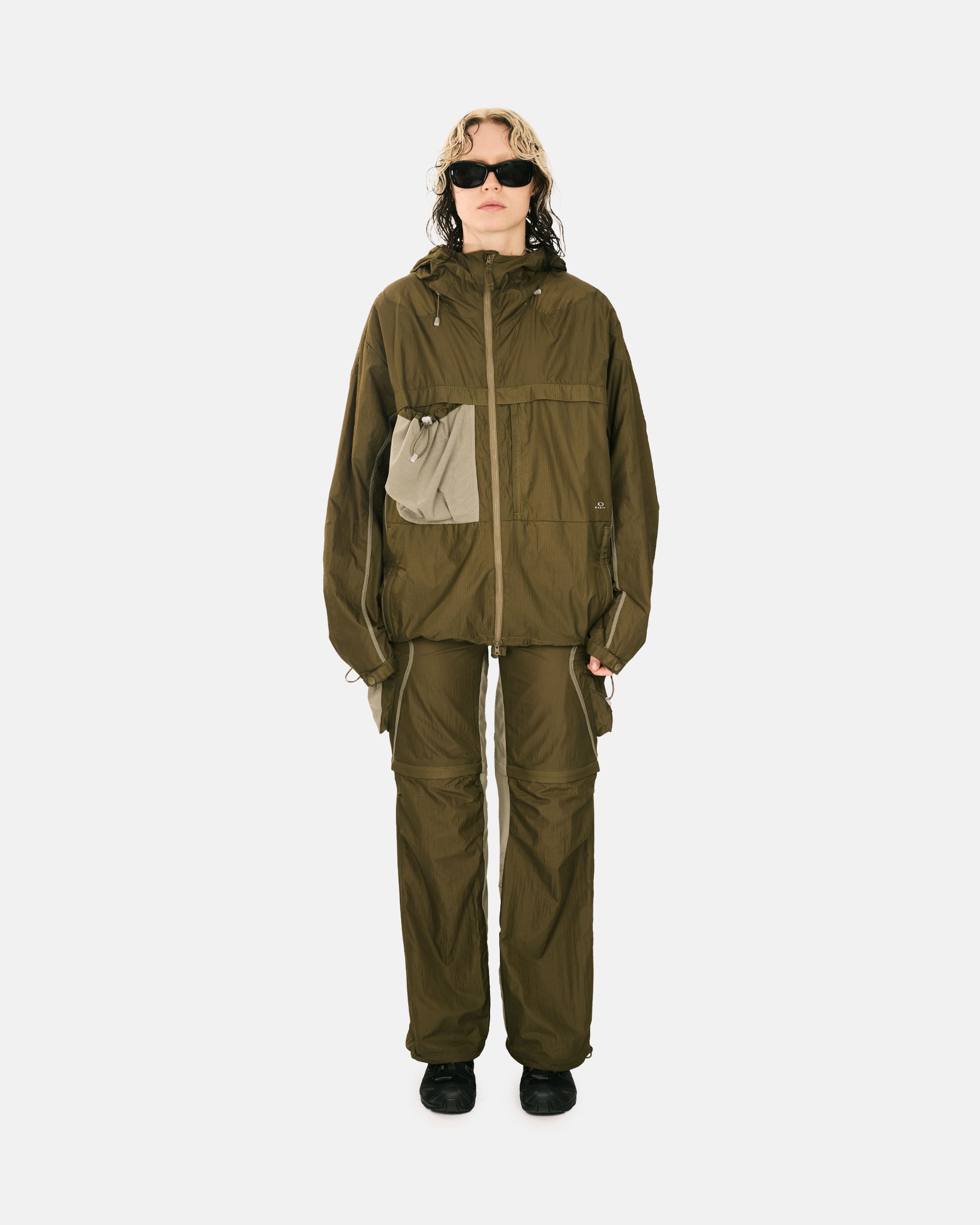 Oakley Latitude Flight Wind Jacket ARMY GREEN FOA406828-7CE