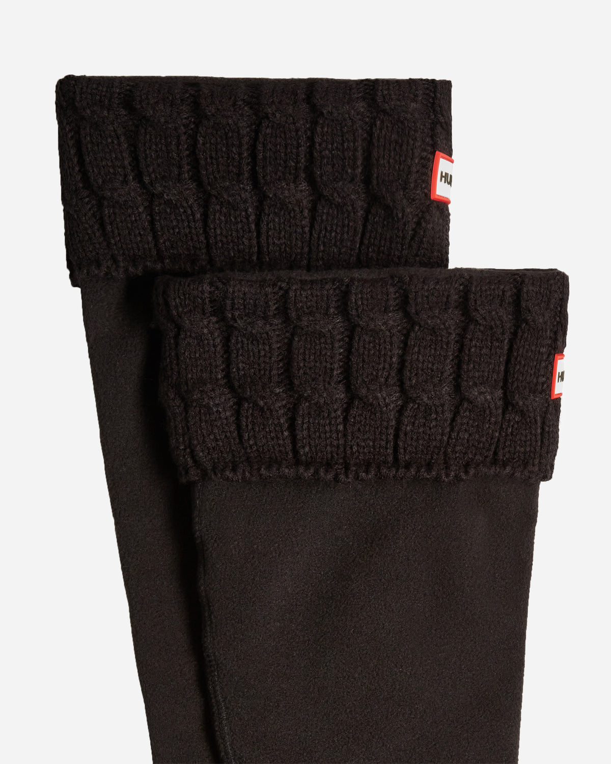 Hunter 6 Stitch Cable Tall Boot Sock BLACK HXRU0045251HB