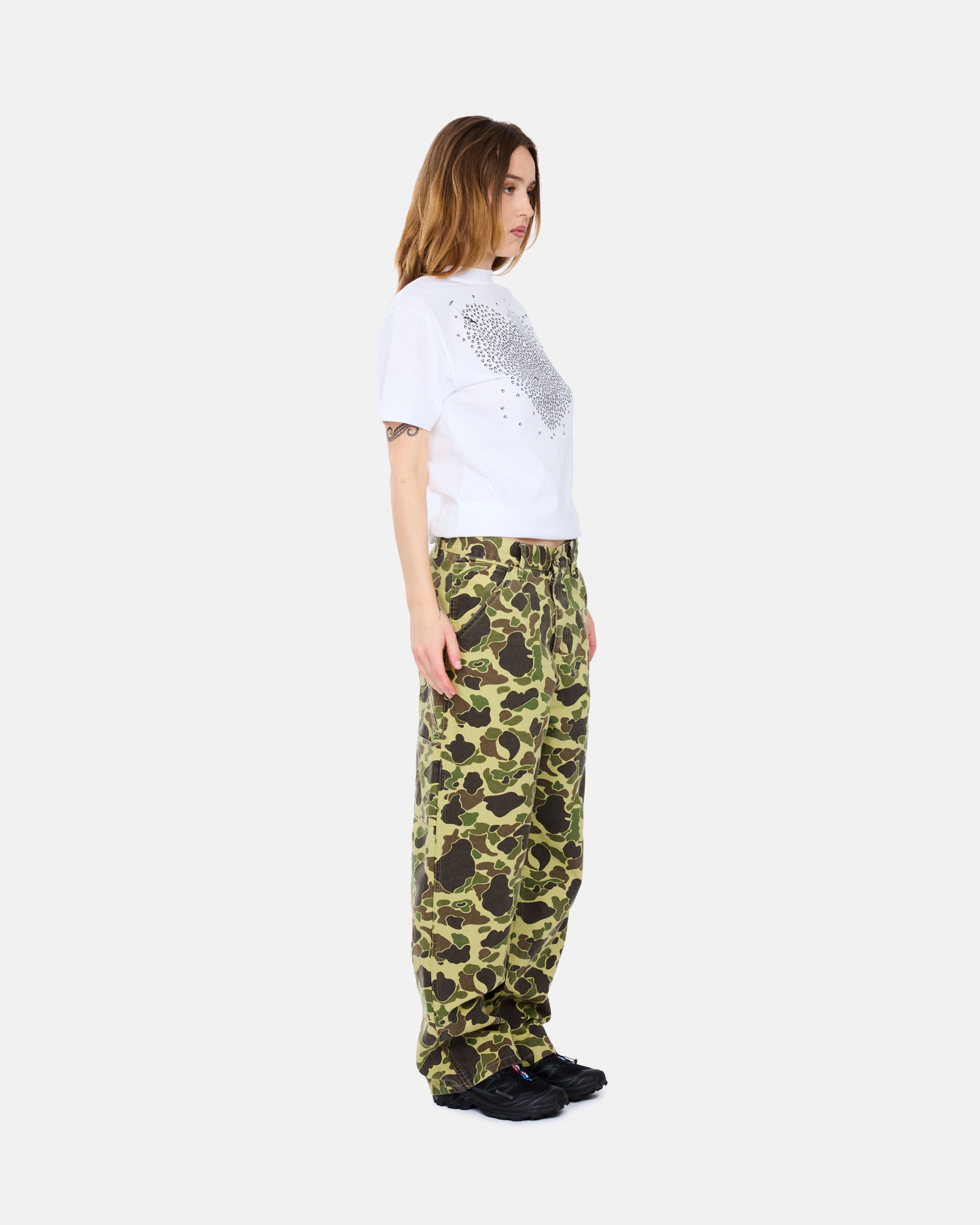 Carhartt WIP Duck Single Knee Pant Camo Duck, Green I033896-2EQ06