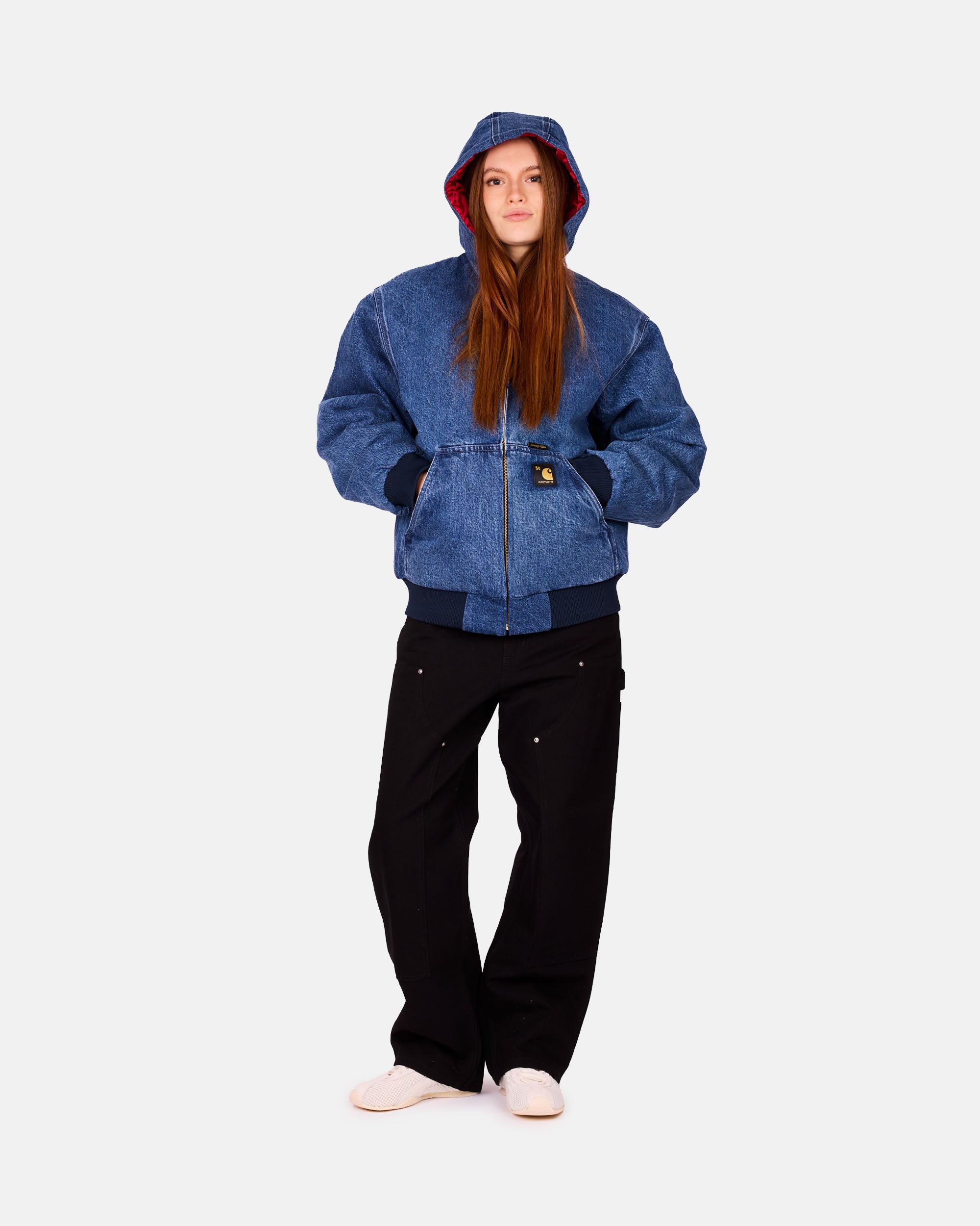 Carhartt WIP 50 Years Anniversary OG Active Jacket Denim Blue / USA Red I035966-3FZ12