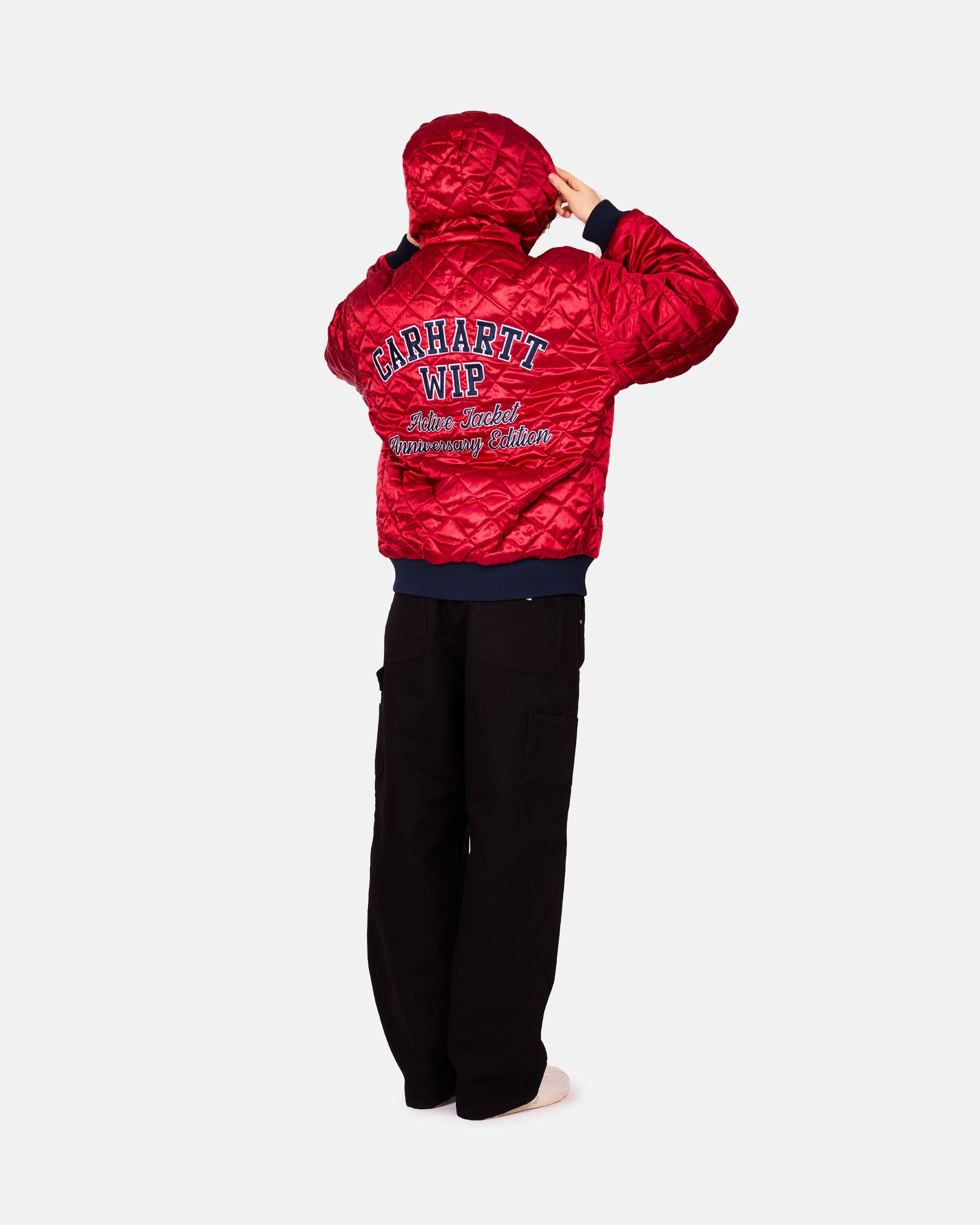 Carhartt WIP 50 Years Anniversary OG Active Jacket Denim Blue / USA Red I035966-3FZ12