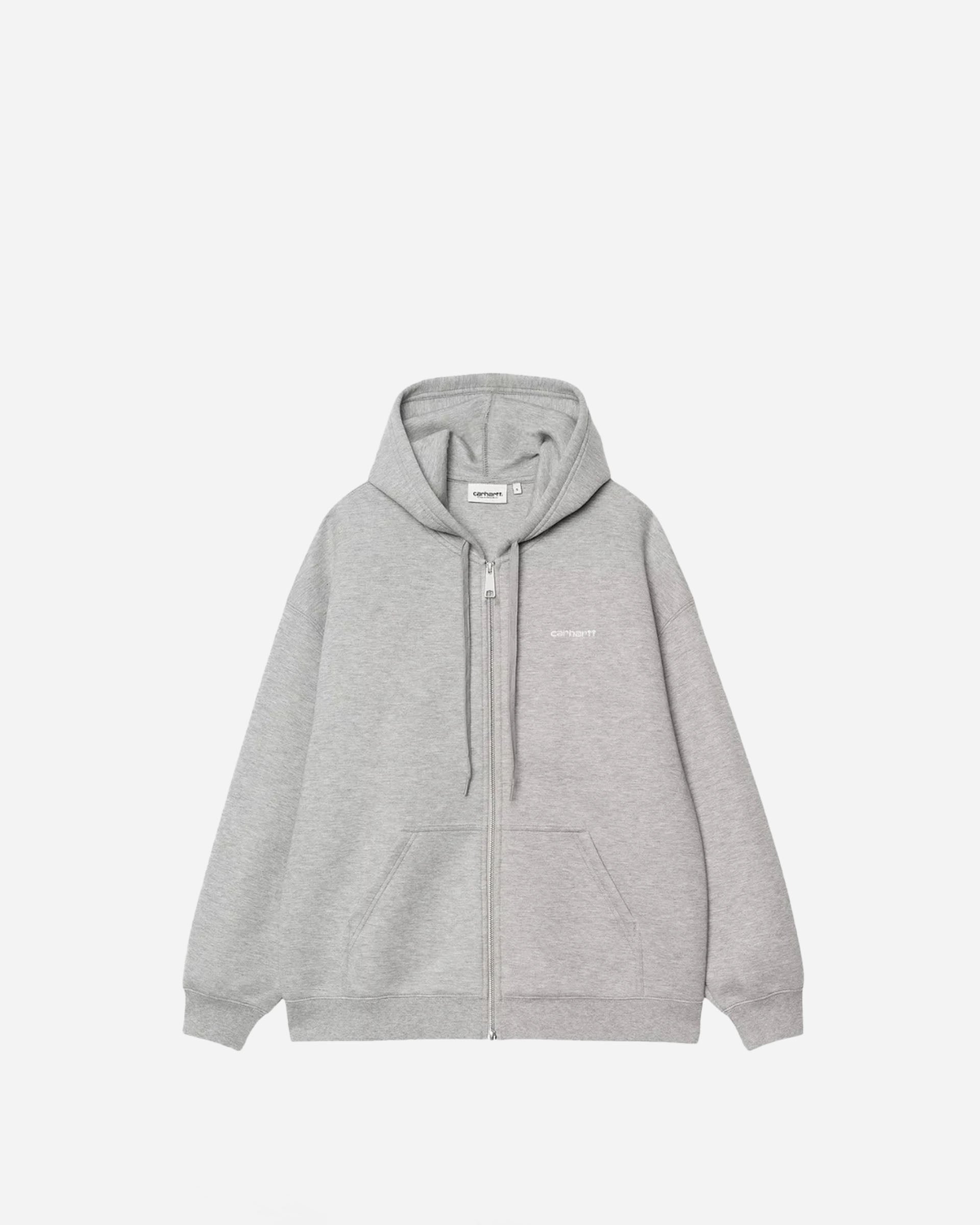 Carhartt WIP Hooded Alda Jacket Grey Heather / White I036028-00D.XX