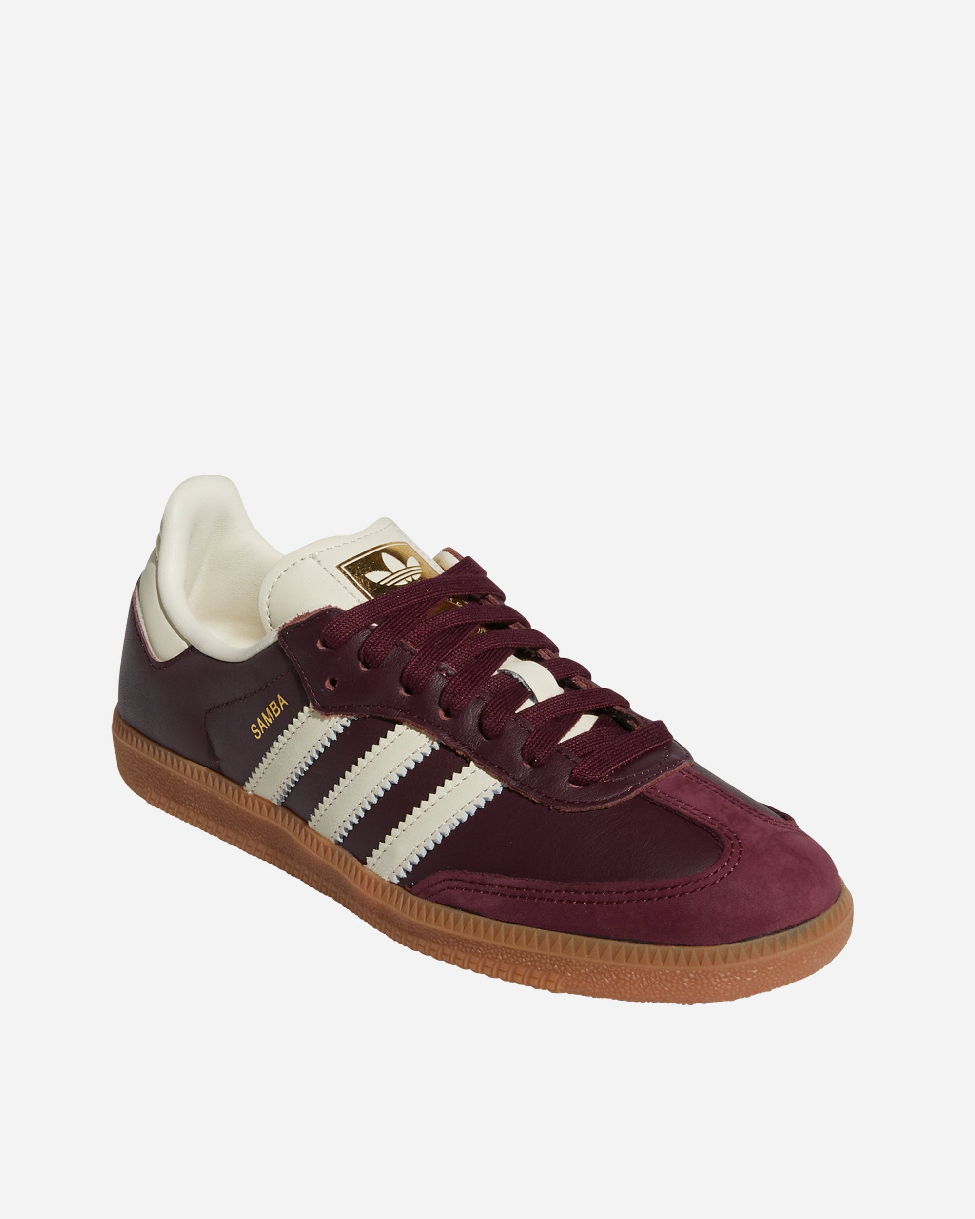 adidas Originals Samba OG MAROON/CREWHT/GOLDMT ID0477