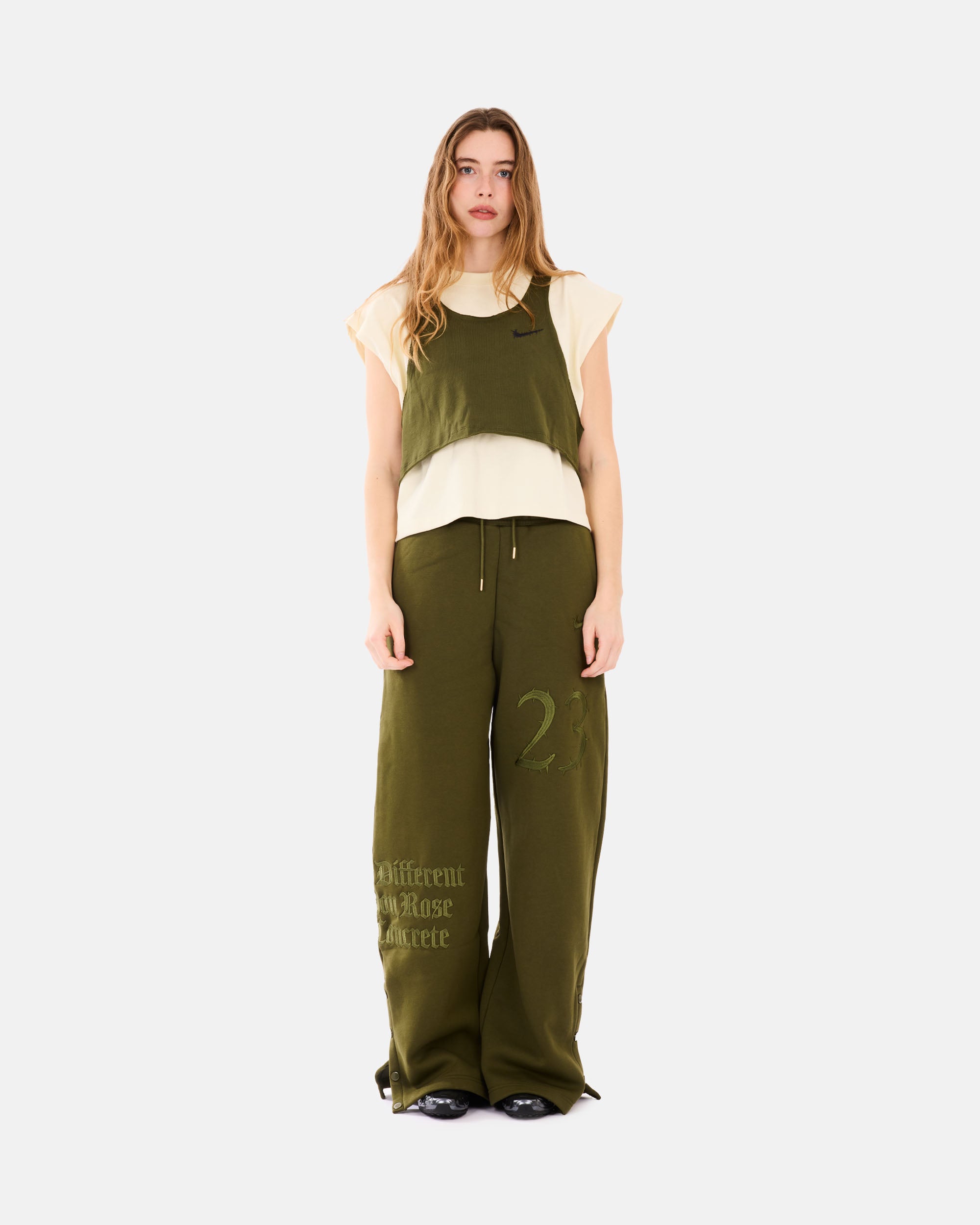 Jordan Brand Jordan Brand x Teyana Taylor T-shirt COCONUT MILK/ROUGH GREEN IM6357-133