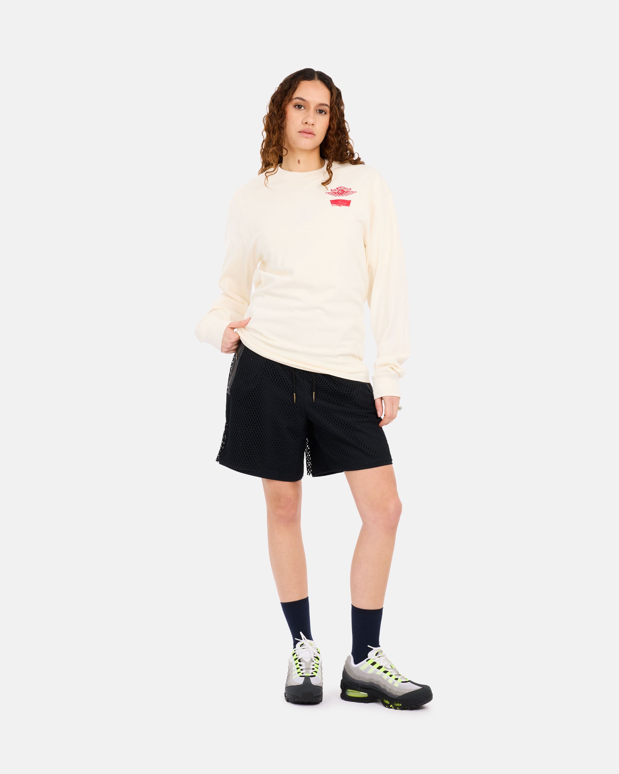 Jordan Brand Jordan x Levi's® Longsleeve PALE IVORY/BLACK/UNIVERSITY RED IM6730-110