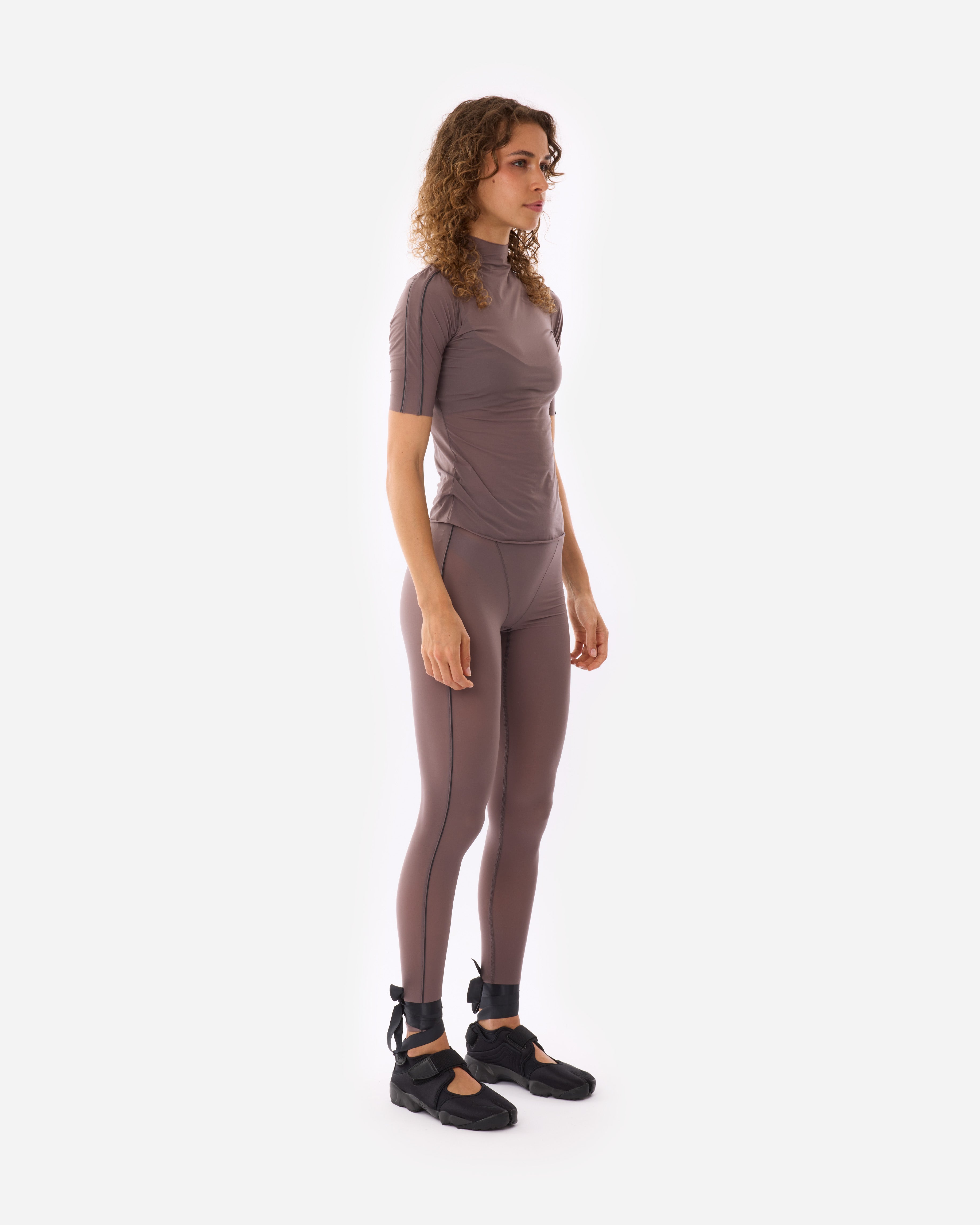 NikeSKIMS NikeSKIMS Weightless Layers Short Sleeve Tee NSKM RESIN IU2229-241