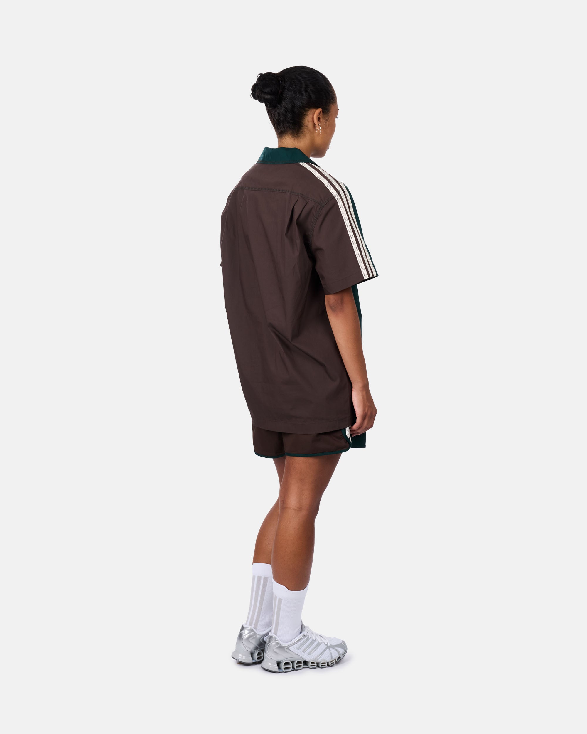 adidas Originals adidas Originals x CLOT Bowling Shirt DBROWN JP3870