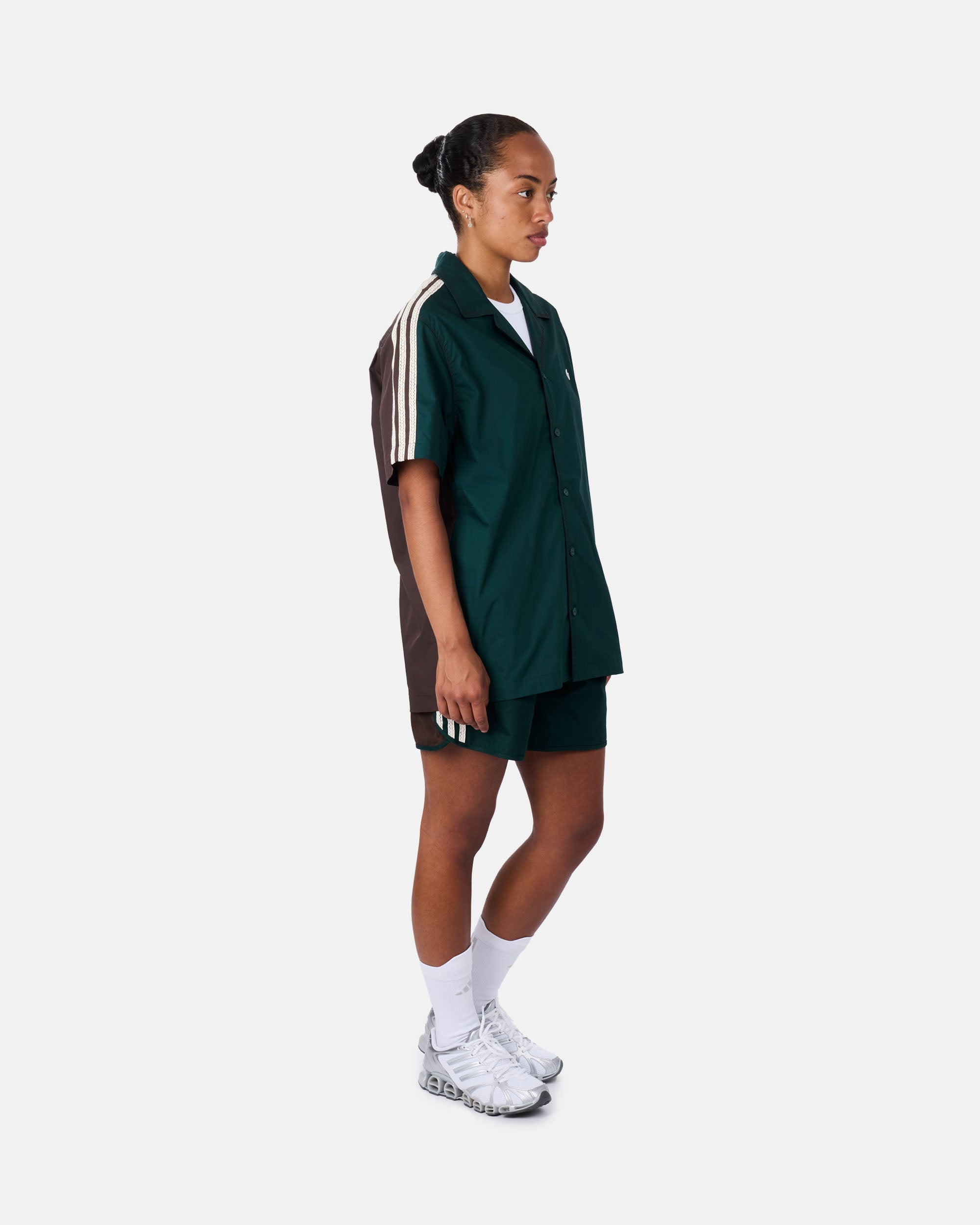 adidas Originals adidas Originals x CLOT Bowling Shirt DBROWN JP3870
