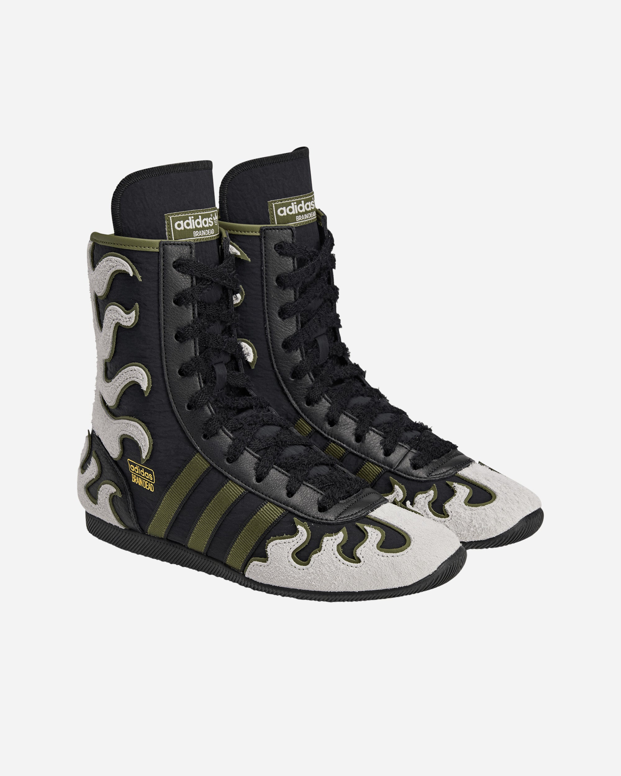 adidas Originals adidas Originals x Brain Dead Japan HI Core Black/Crystal White/Gold JQ6790