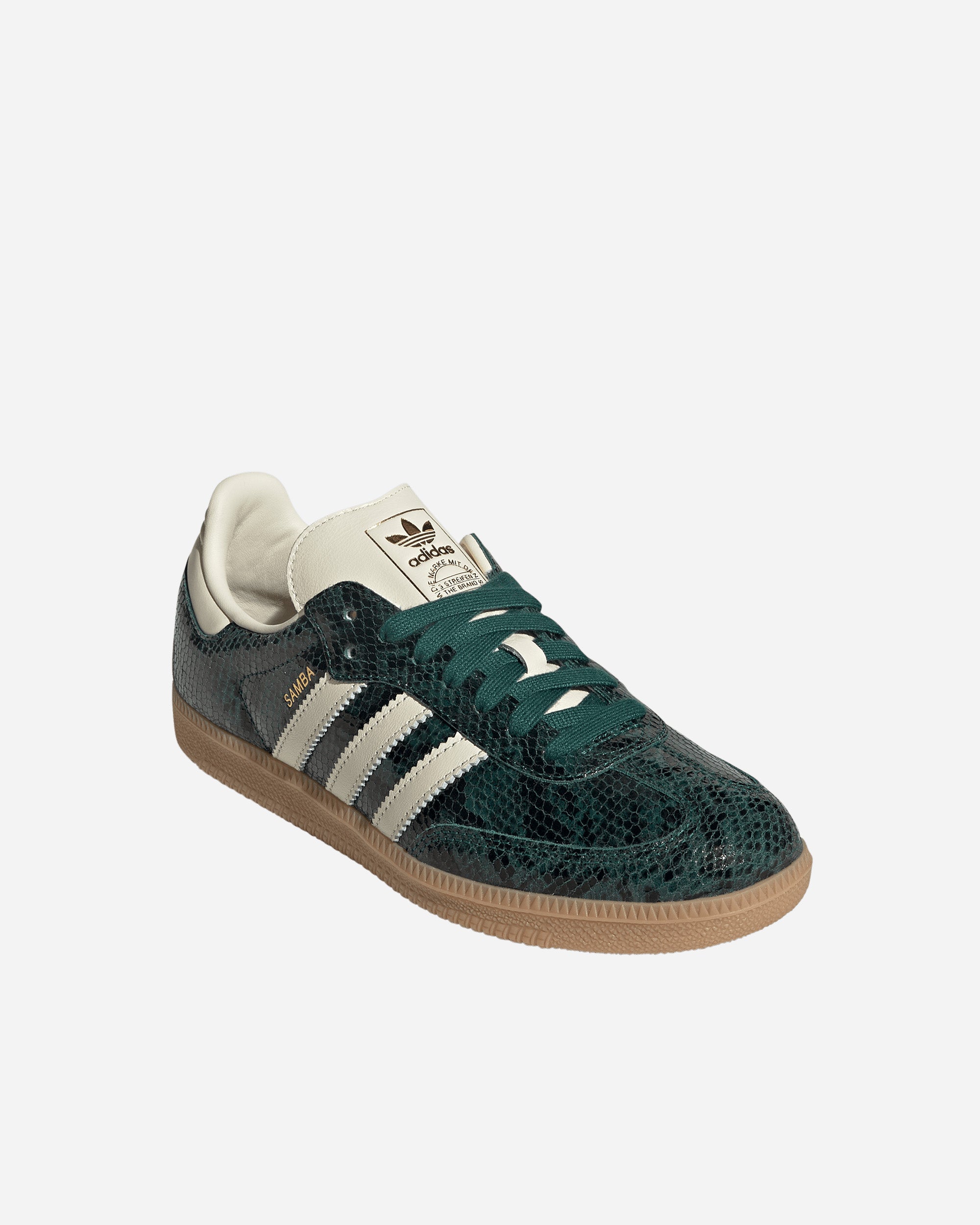 adidas Originals Samba OG CREWHT/CREWHT/CGREEN JR8848