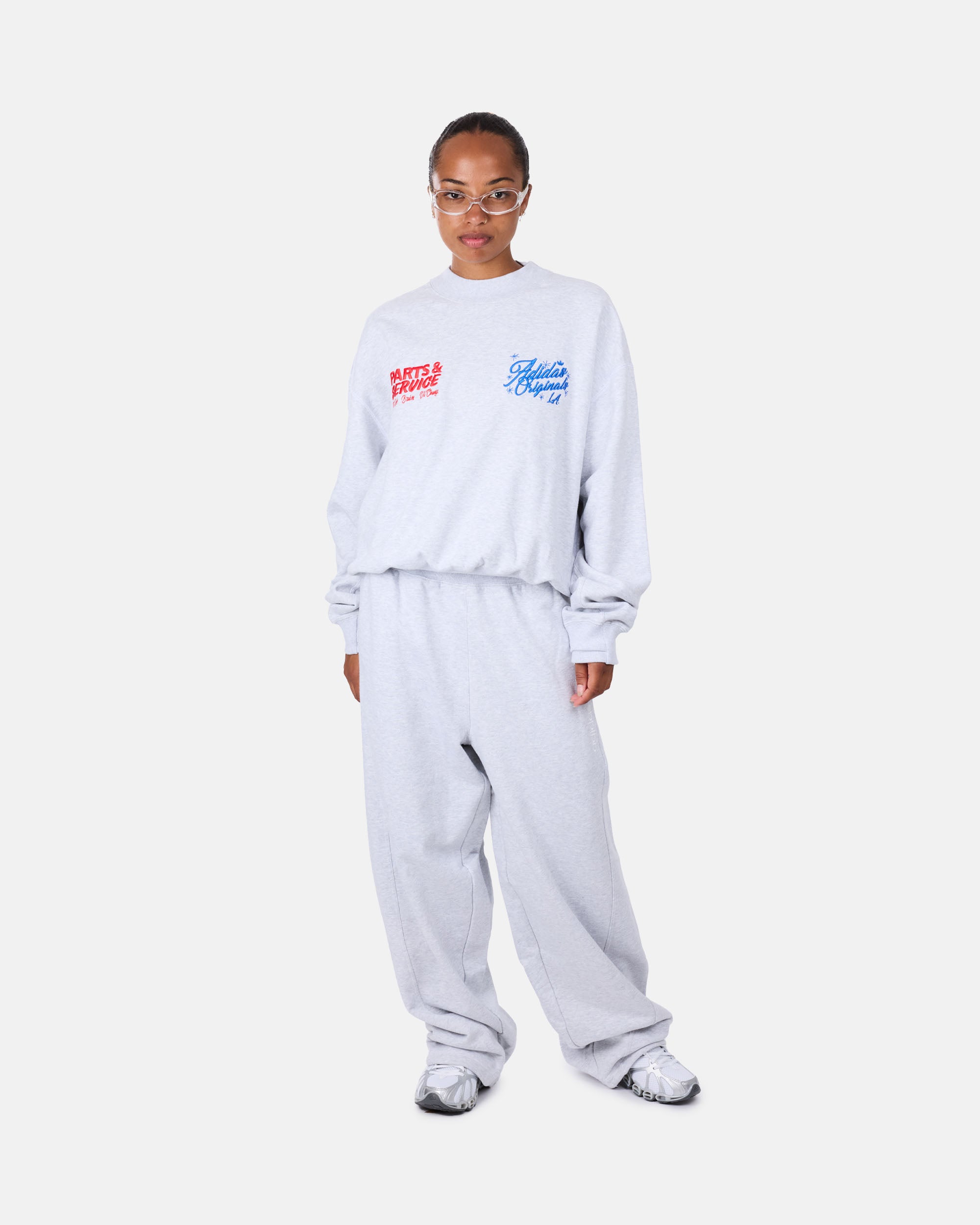 adidas Originals adidas Originals x OG L.A. Crew Neck Grey JX3805