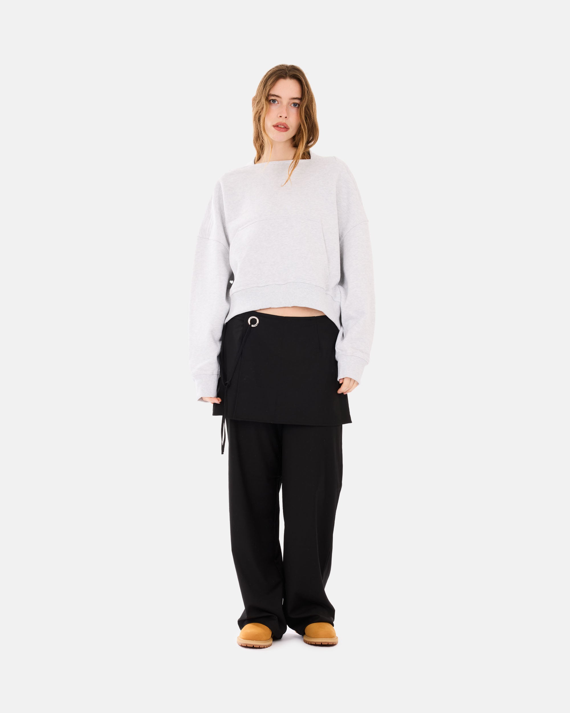 adidas Originals adidas Originals x Bad Bunny Heavy Weight Crew & Balacklava light grey heather KF1798