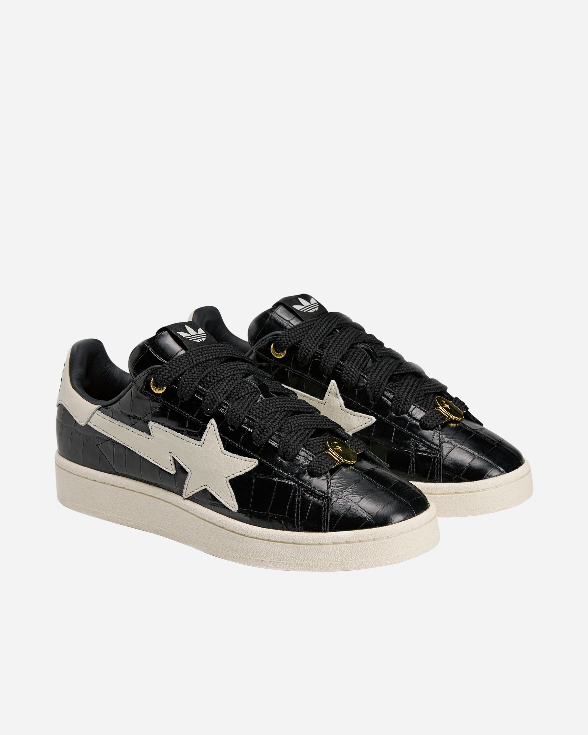 adidas Originals adidas Originals x BAPE Campus 00s CBLACK/OWHITE/GOLDMT KJ8851
