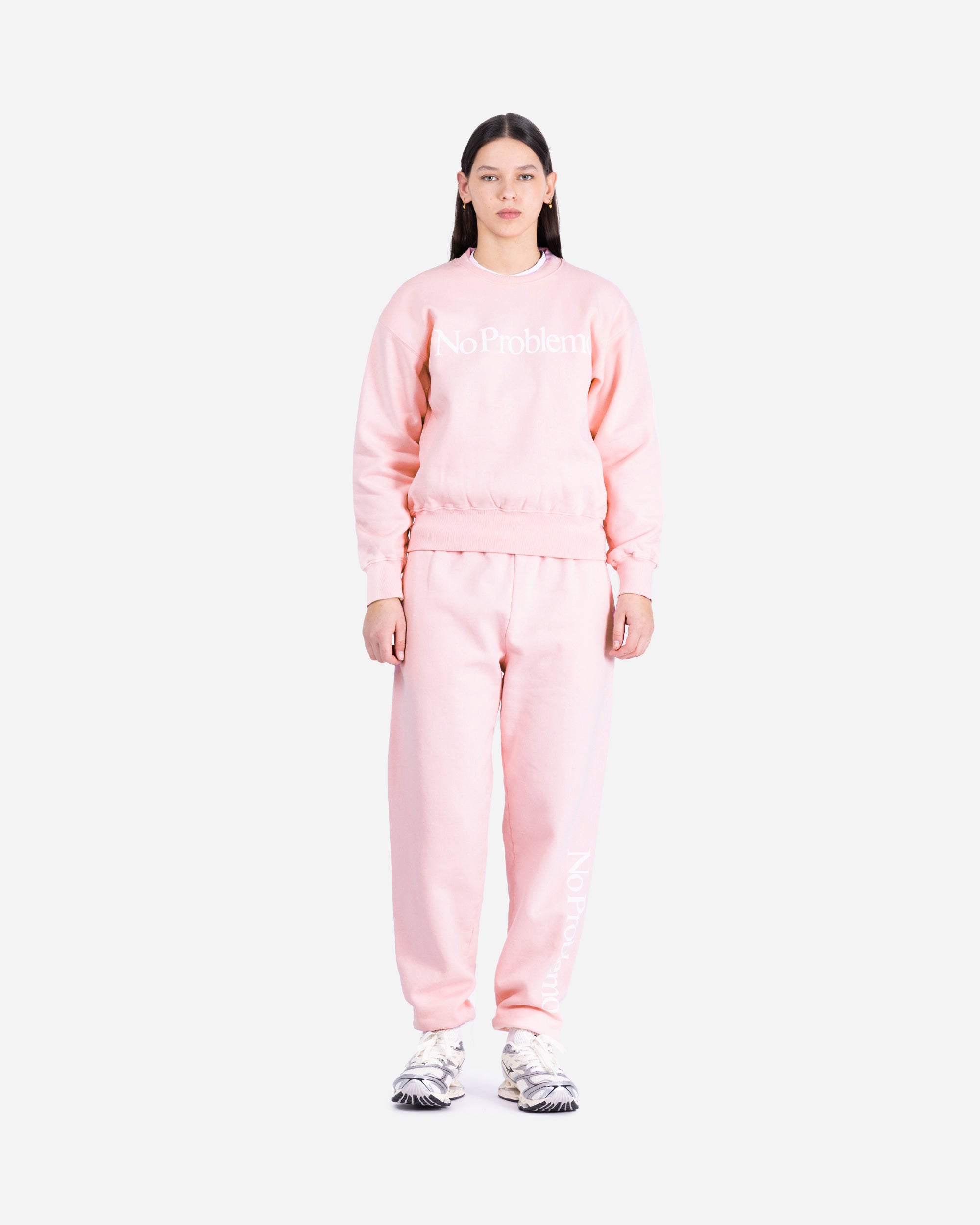 No Problemo Sweatshirt Pale Pink NP20002.03