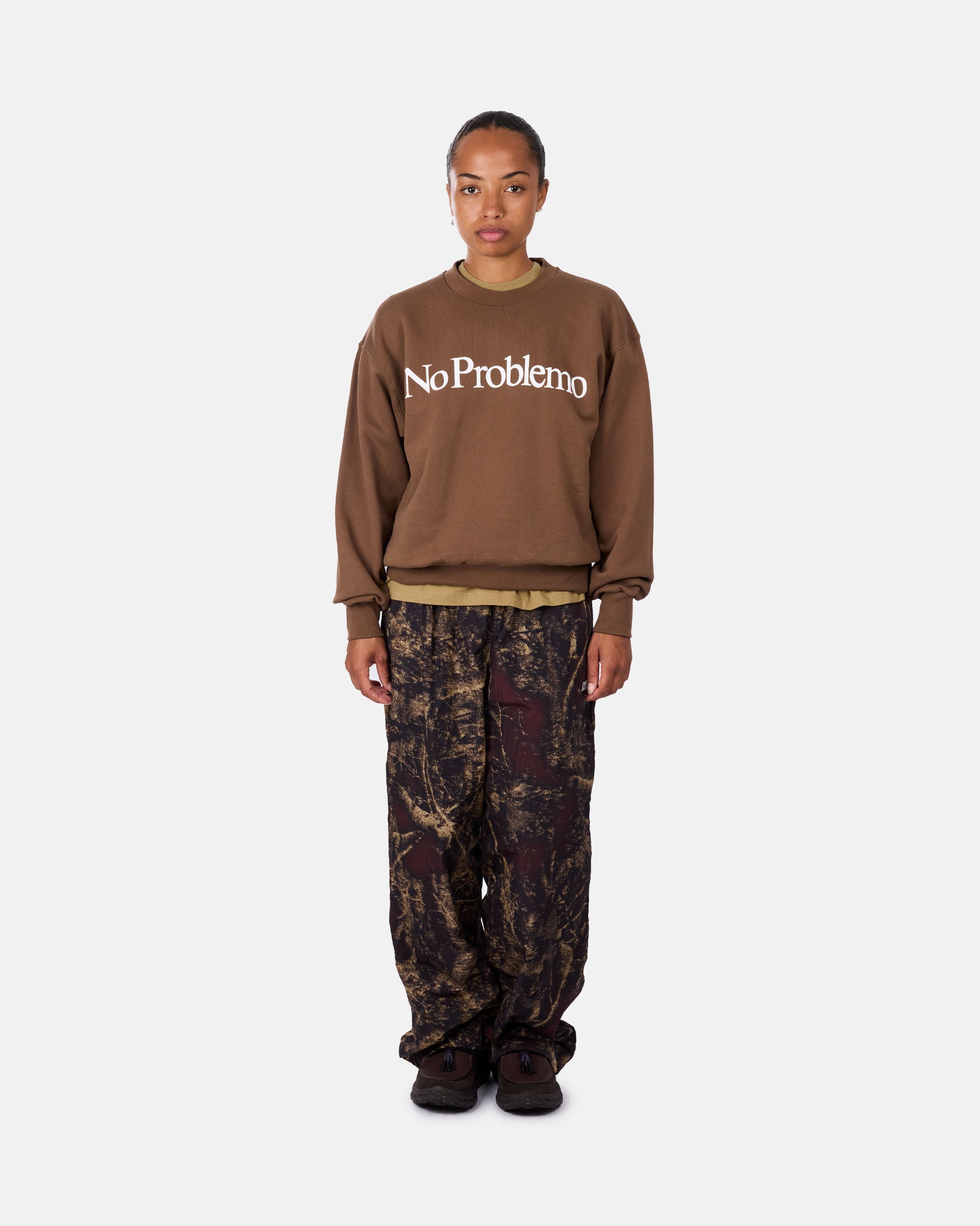 No Problemo Sweatshirt Brown NP2000204