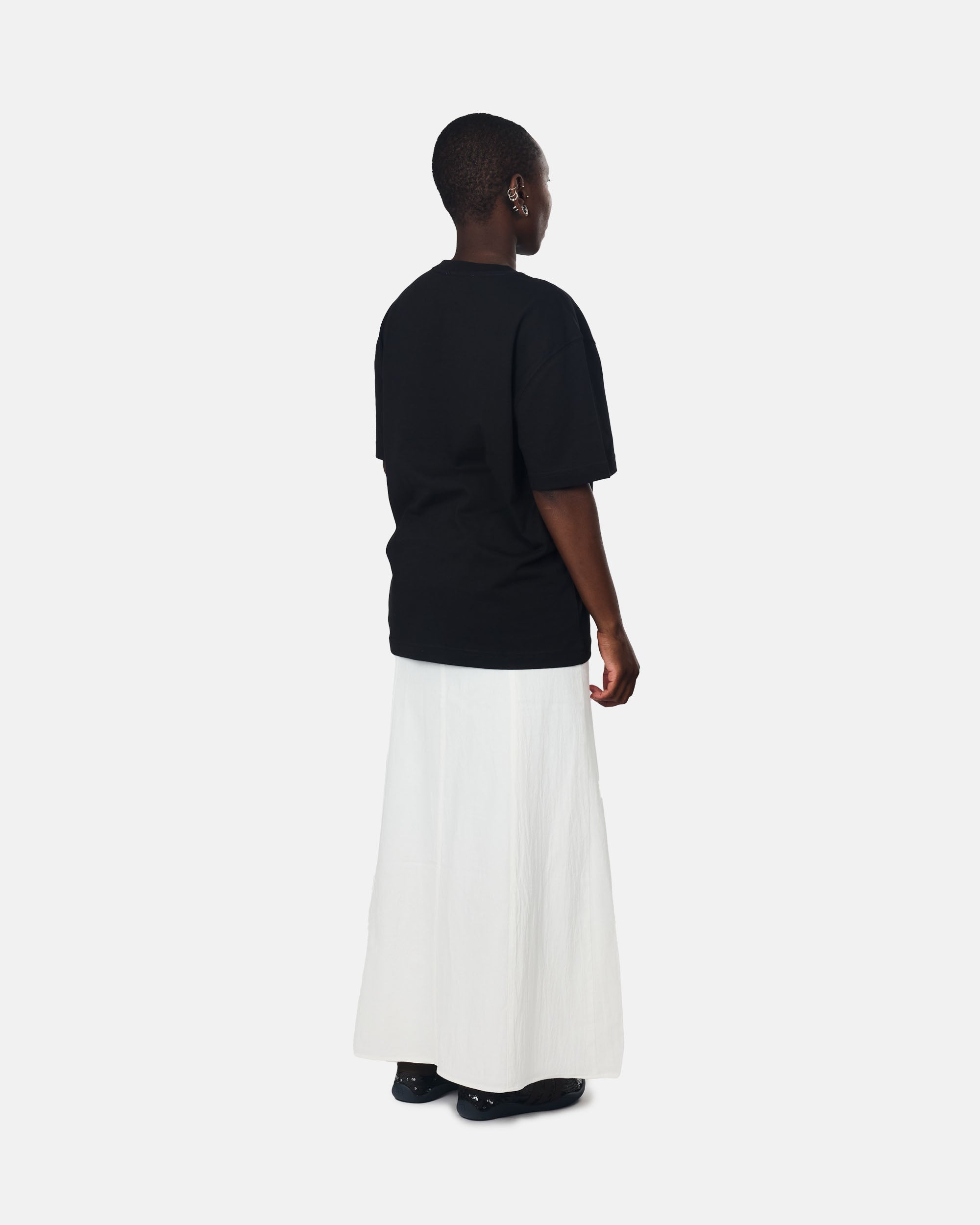 Organic Basics True Heavy Boxy T-shirt Black OB410050-Black