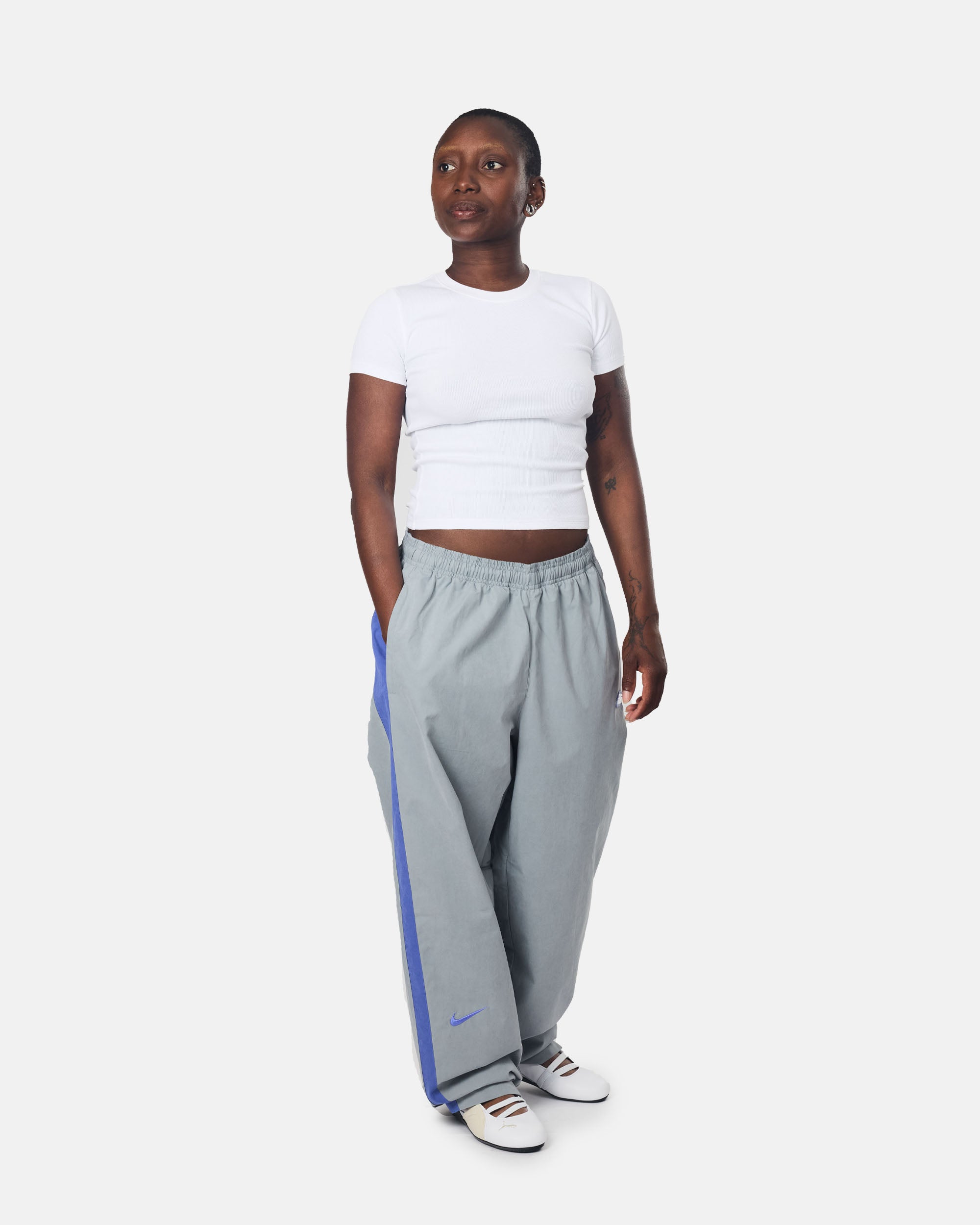 Organic Basics Core Rib T-shirt White OB410078-White