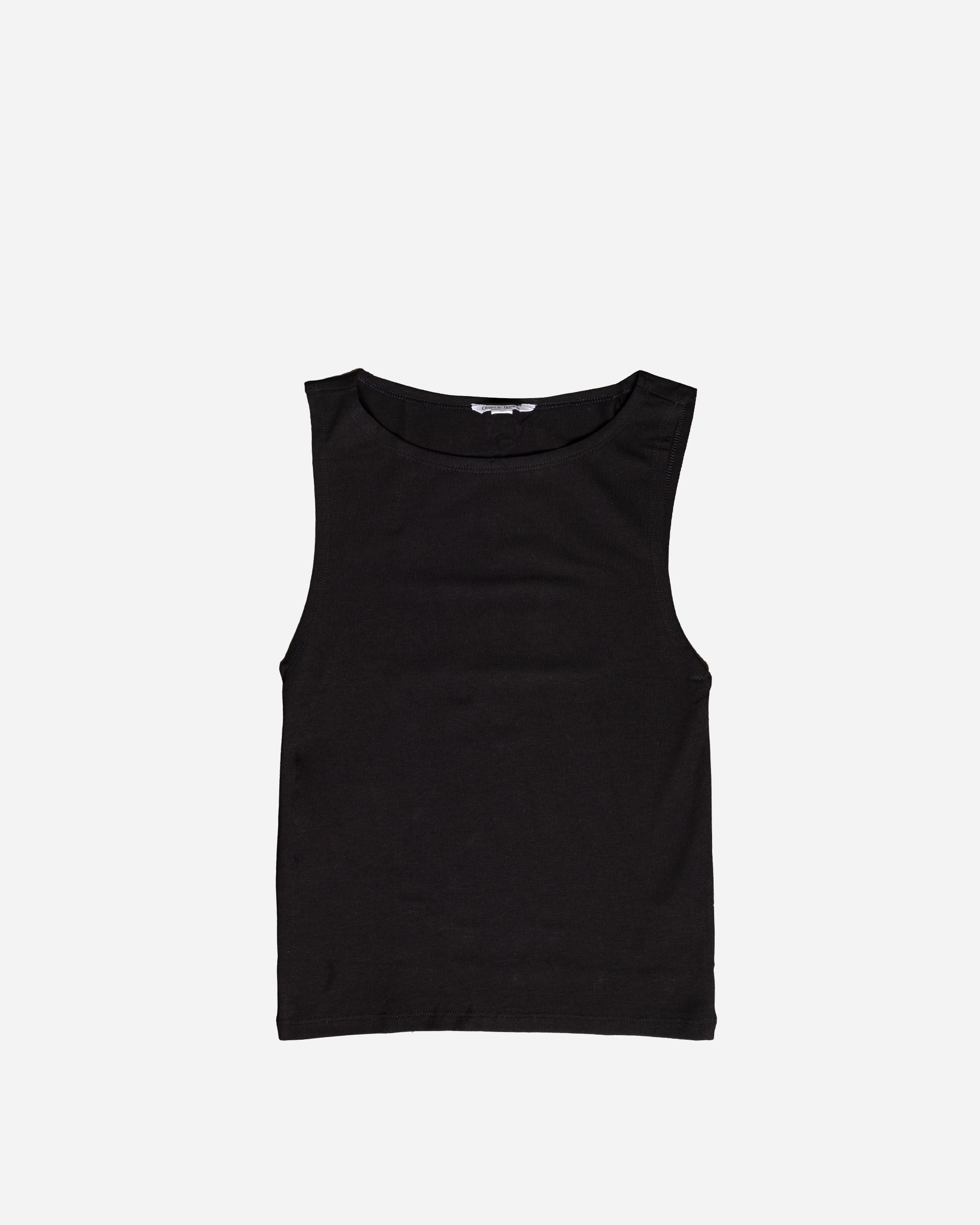 Organic Basics Everyday Mock Neck Top Black OB410087-Black