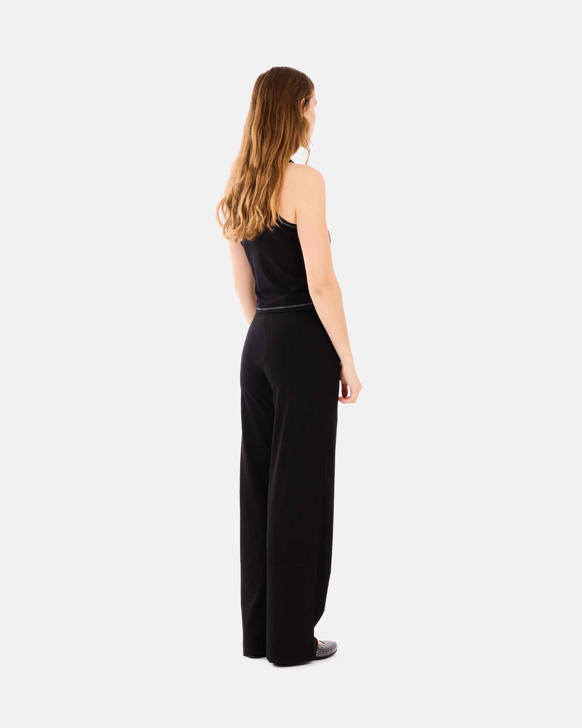 Organic Basics Everyday Straight Leg Pants Black OB420020