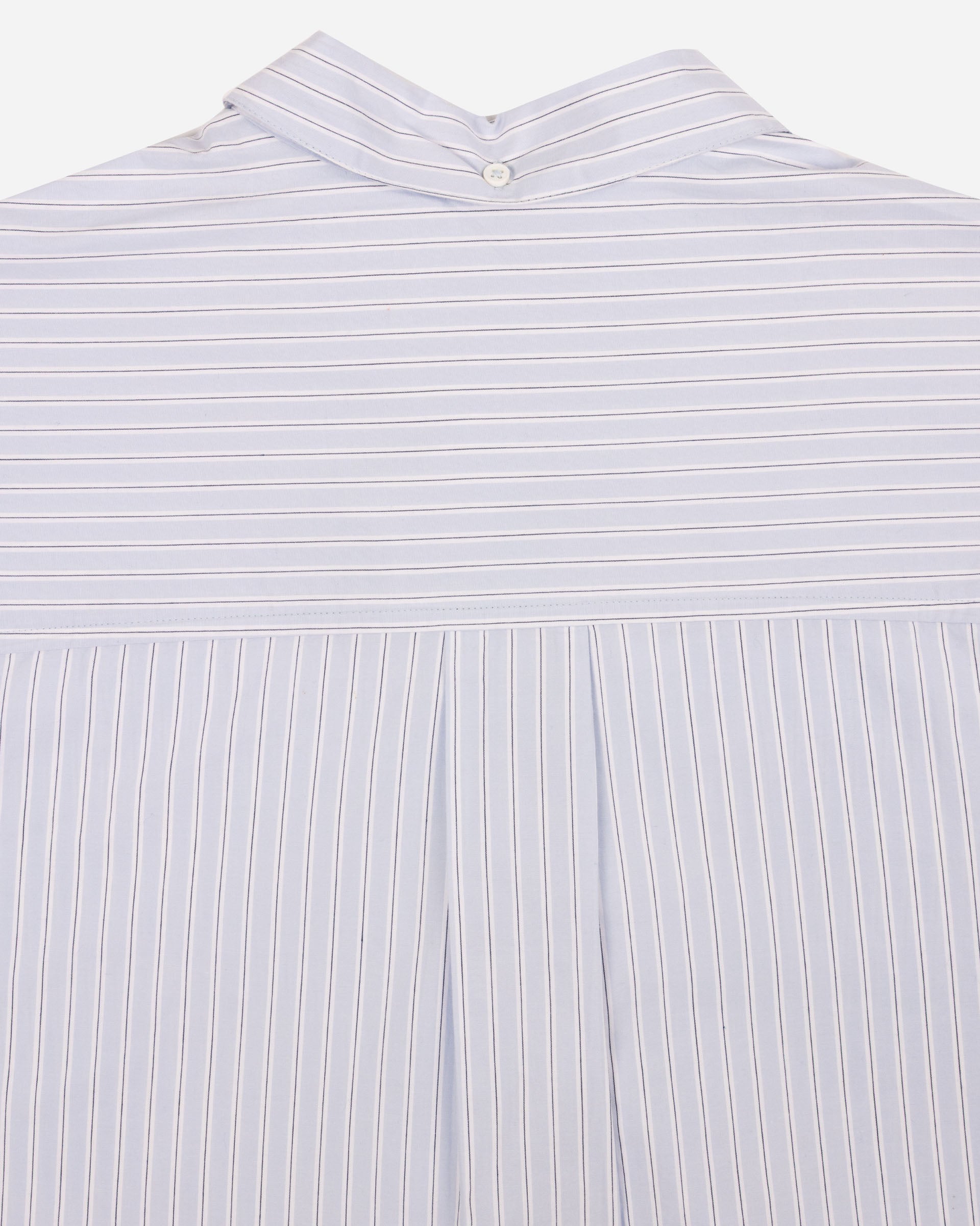 Organic Basics True Relaxed Poplin Shirt Bubble Bath Stripes OB450094-Stripes