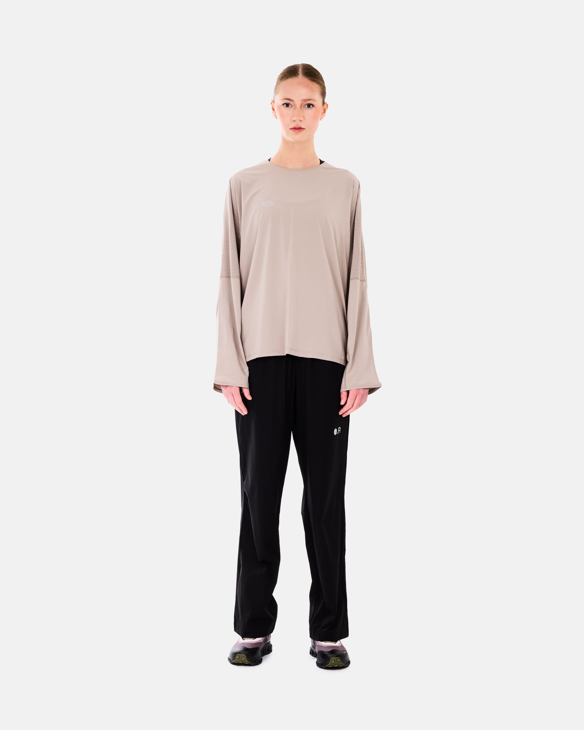 Optimistic Runners Perforated Longsleeve CAMEL PLS26CL