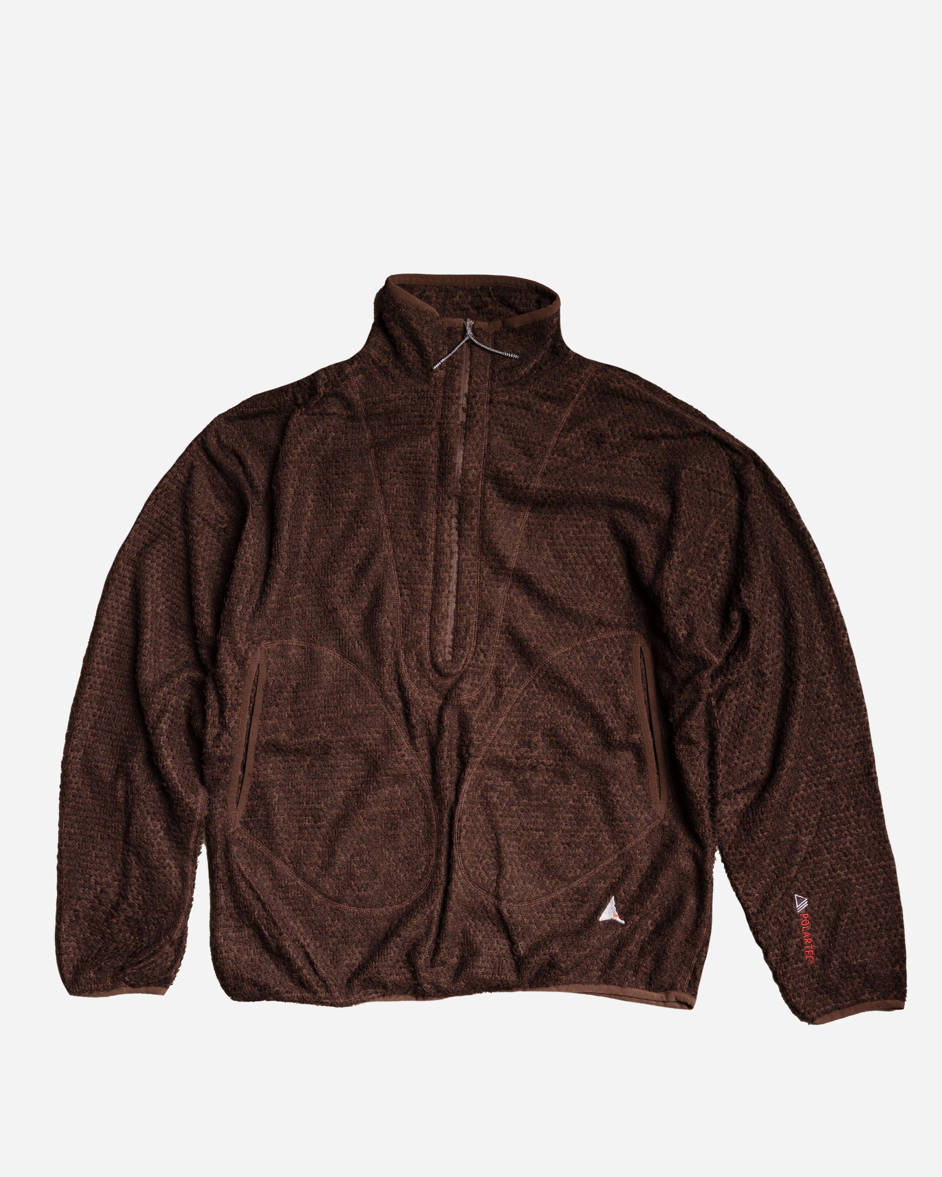 ROA Ocular Polartec Alpha Half Zip Brown RBMW0370FA262