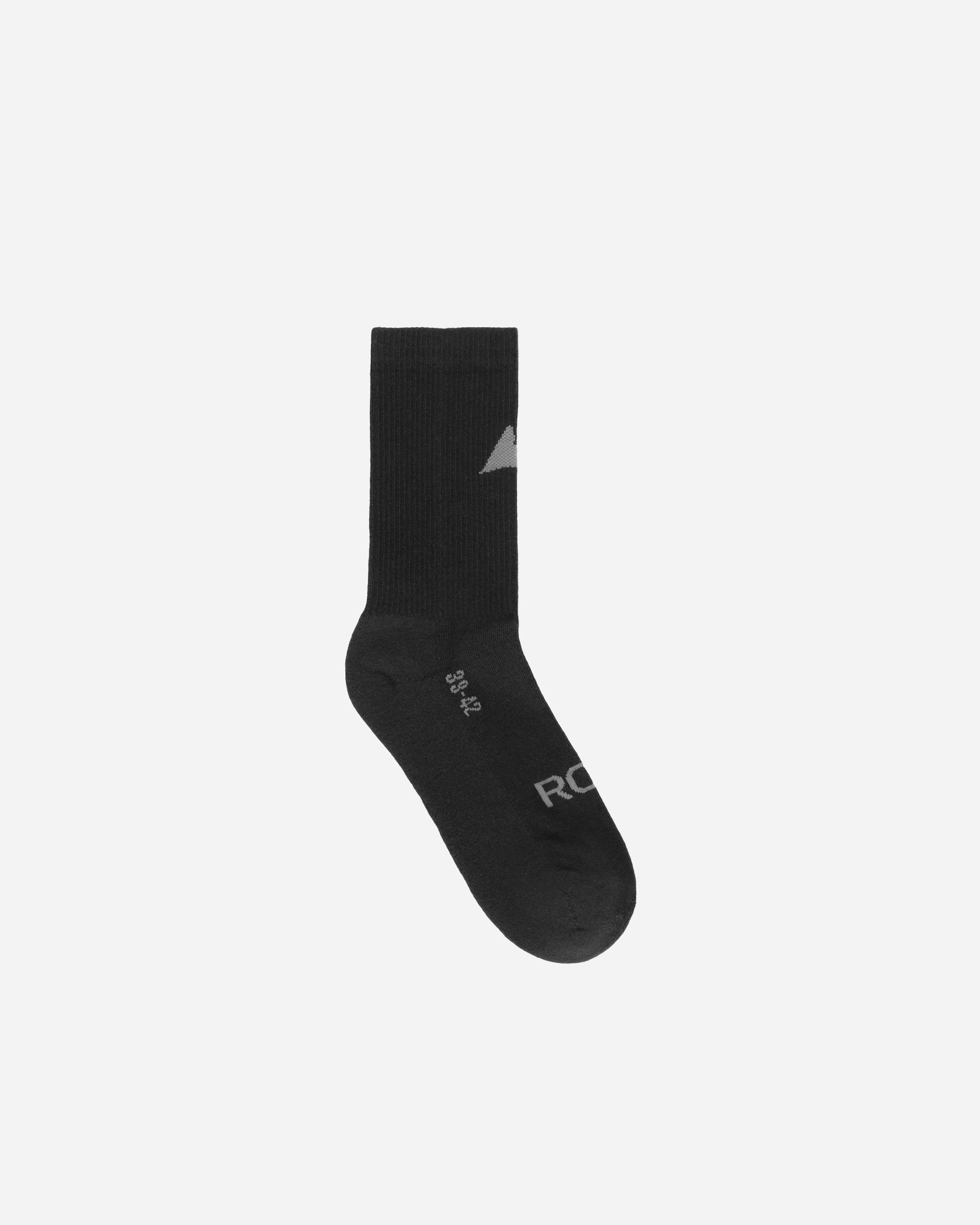 ROA Logo Socks Black RBMW0408YA51-BLK0001